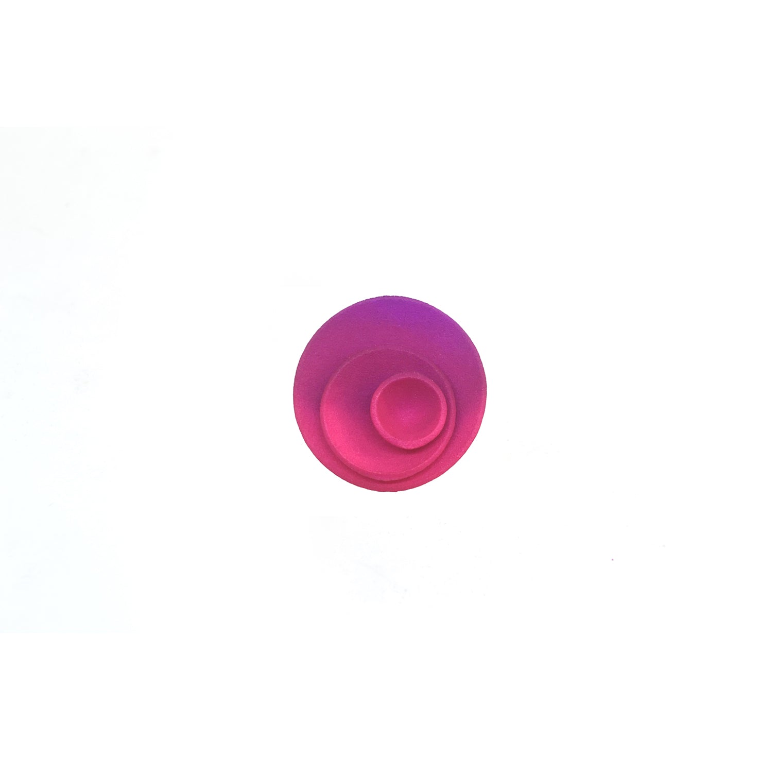 Colorful Round Ring from the Vertigo Collection featuring concentric shapes and a smooth matte finish, made from lightweight 3D printed nylon.