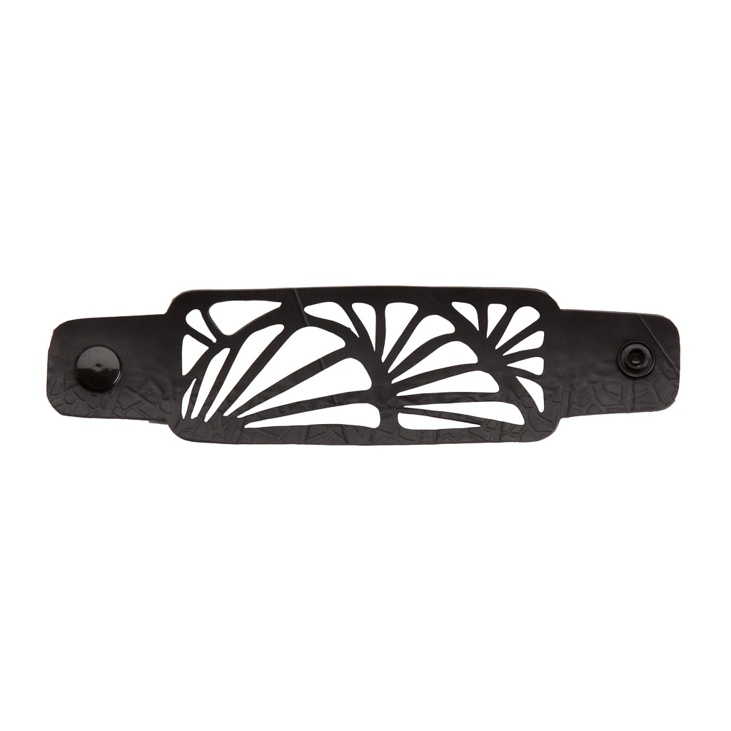 Seraphine Recycled Rubber Bracelet featuring unique handcrafted designs made from reclaimed tyre inner tubes.