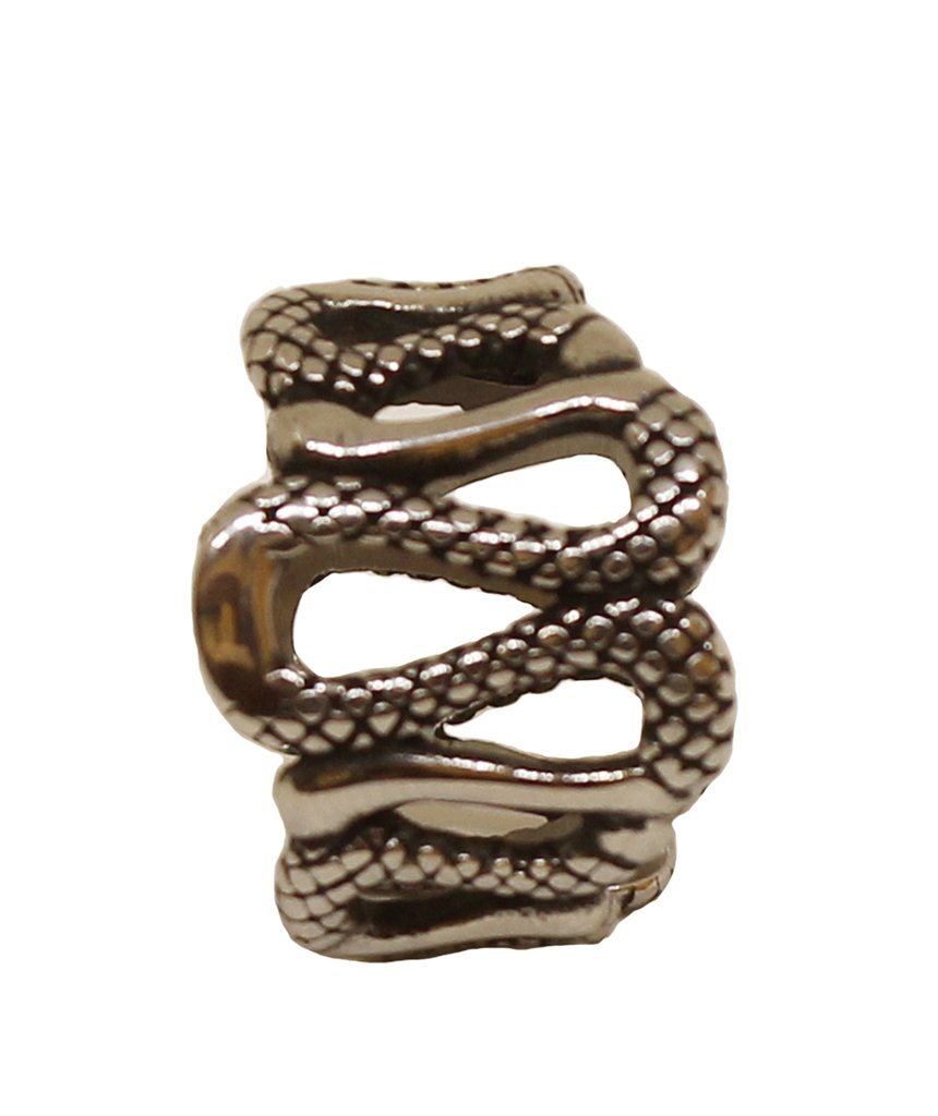 A coiled snake-shaped ring.