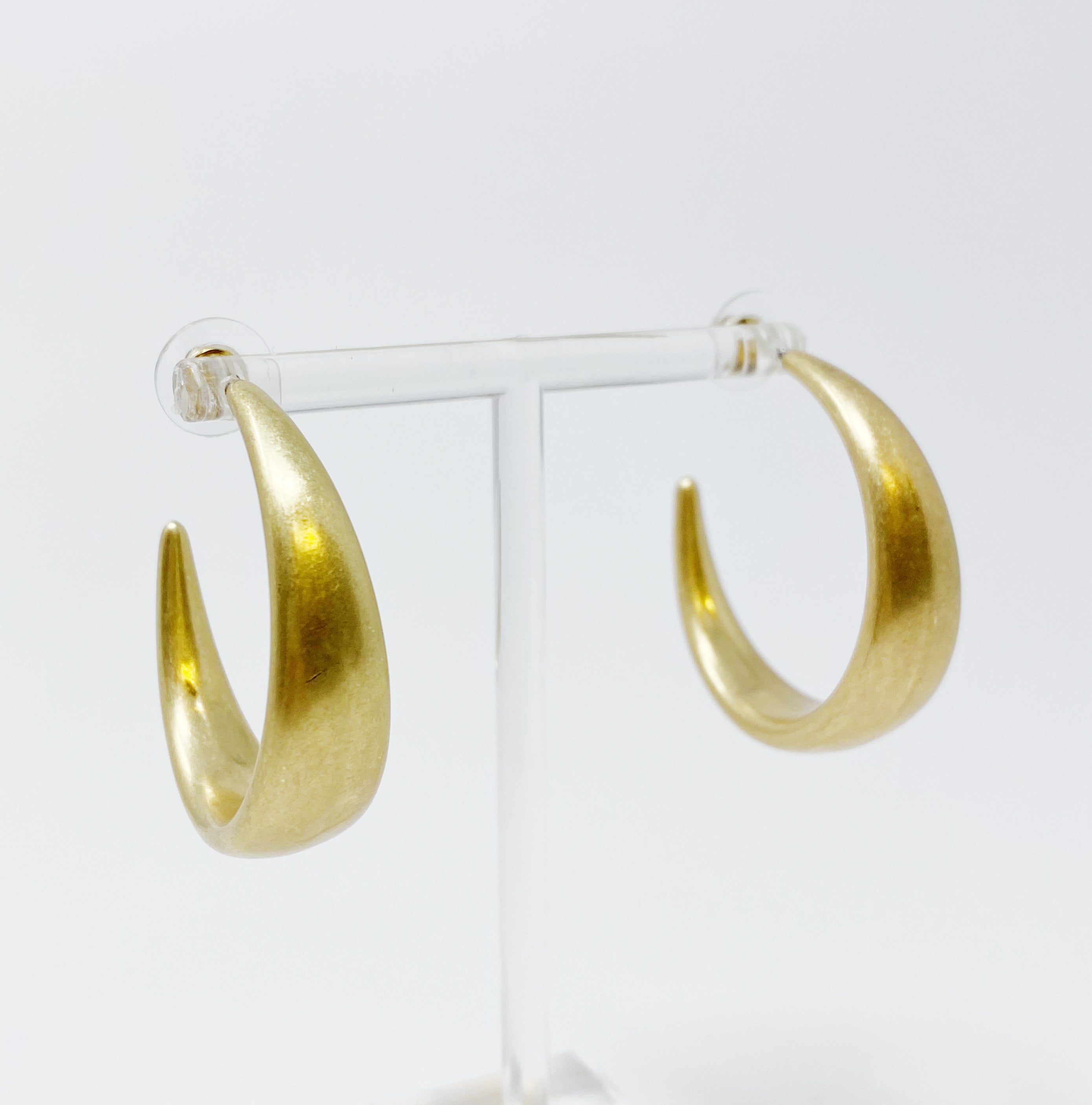 So Perfect Daily Hoop Earrings in gold and silver finish, lightweight and stylish, perfect for everyday wear.