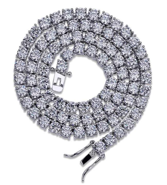 SPARKLE 3MM 925 Tennis Choker featuring cubic zirconia stones set in 925 silver metal, showcasing a glamorous and elegant design.