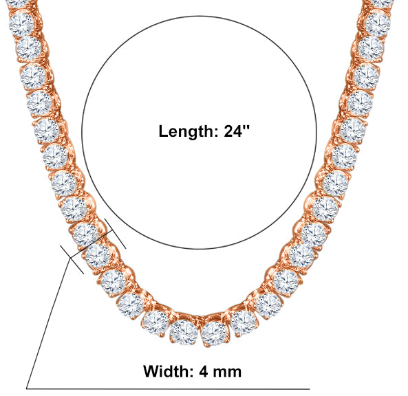 SPARKLE 925 Silver Tennis Chain featuring 3mm cubic zirconia stones, showcasing its elegant design and high-quality craftsmanship.