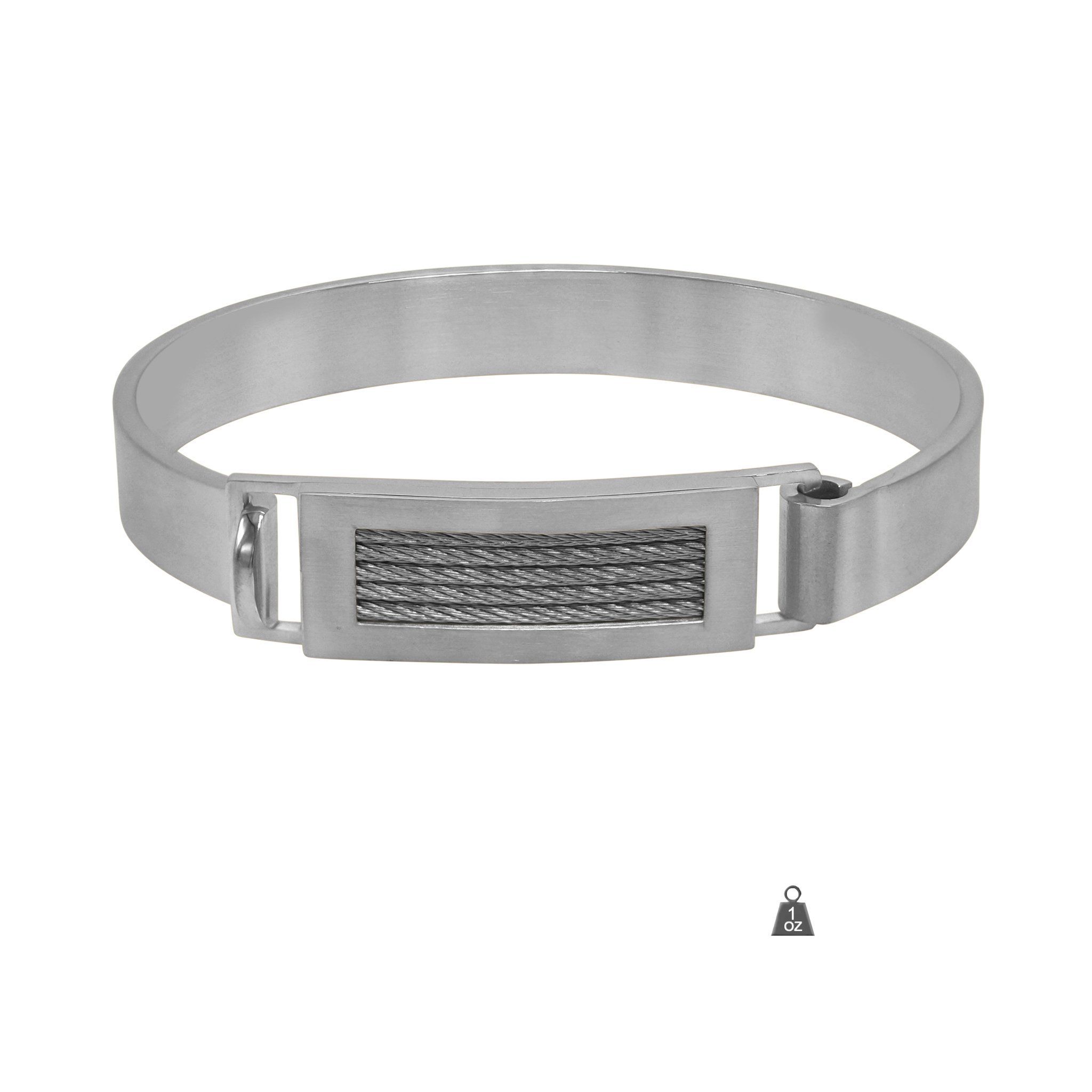 A high-quality stainless steel bracelet with a sleek design, perfect for everyday wear.