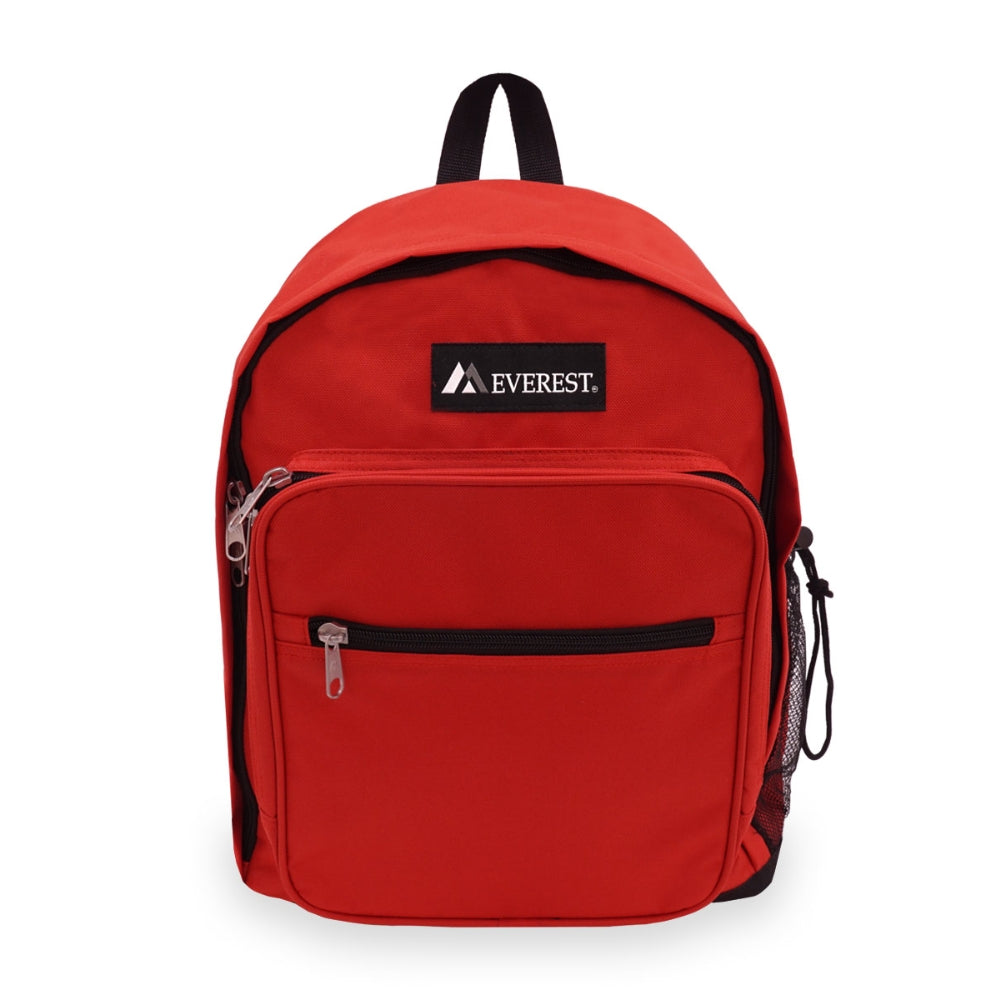 A classic two-tone STANDARD BACKPACK featuring a front organizer and spacious main compartment, made from durable 600D polyester.