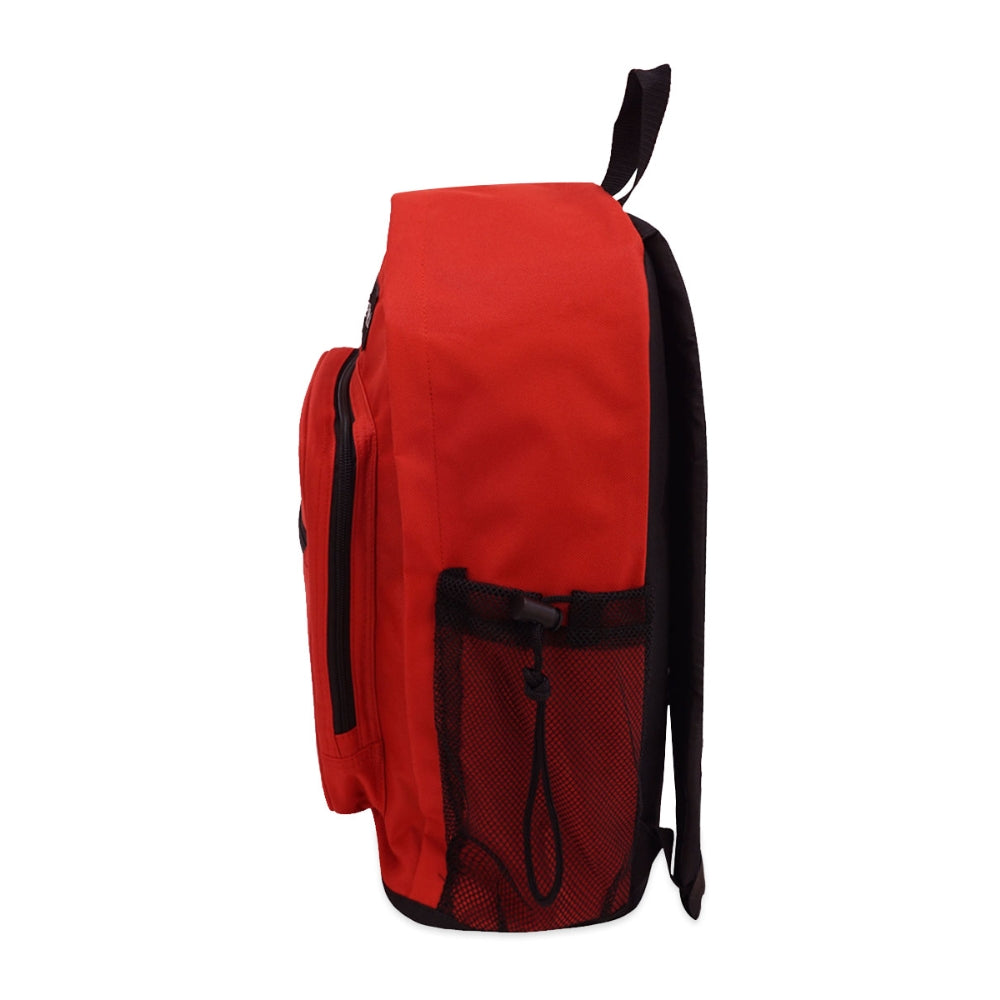 A classic two-tone STANDARD BACKPACK featuring a front organizer and spacious main compartment, made from durable 600D polyester.