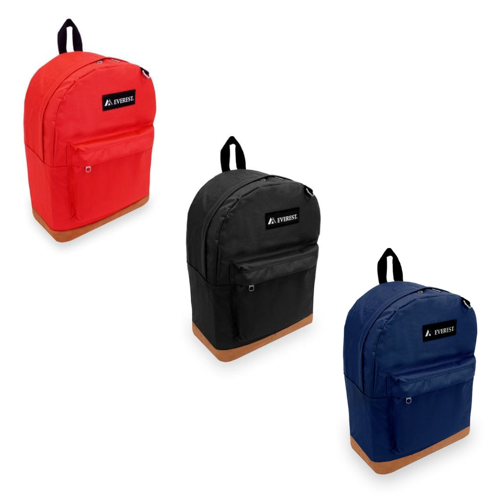 A stylish Suede Bottom Backpack in a foldable design, showcasing its dual zippered compartments and adjustable shoulder strap.