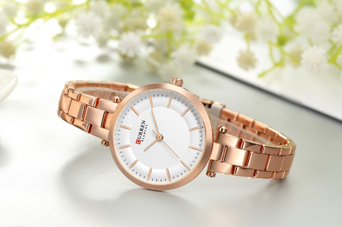 SUPERLATIVE Women Watch featuring a stylish design with a hard-flex mineral crystal and adjustable links, perfect for any occasion.