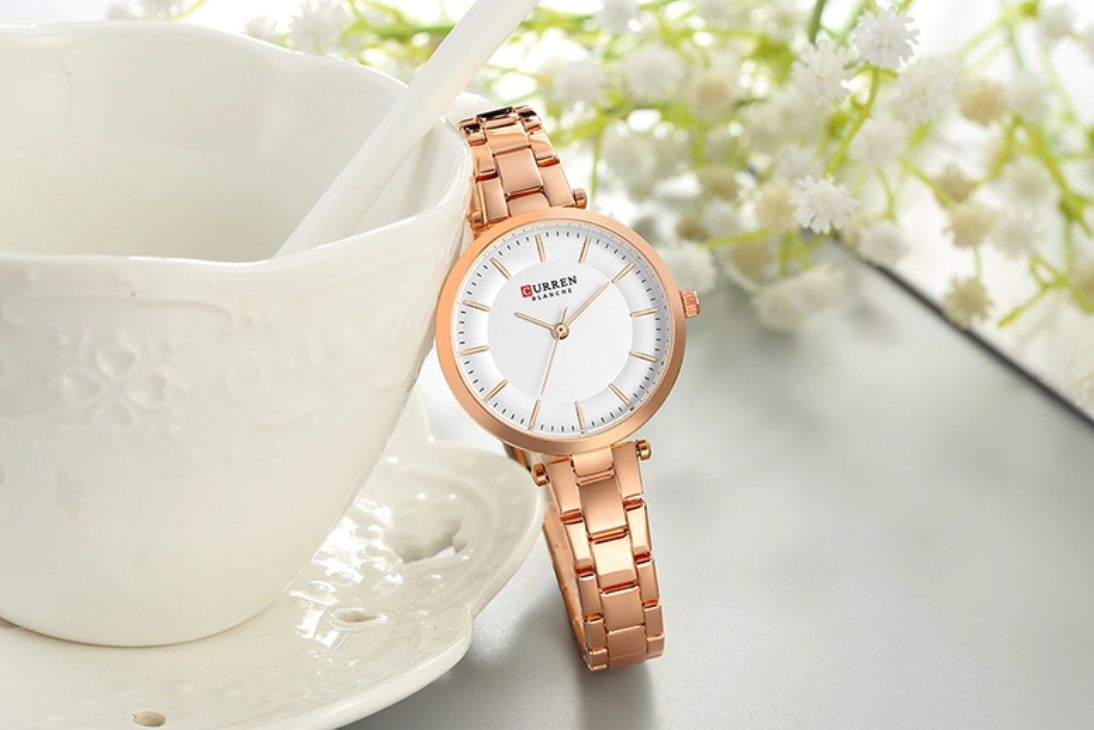 SUPERLATIVE Women Watch featuring a stylish design with a hard-flex mineral crystal and adjustable links, perfect for any occasion.