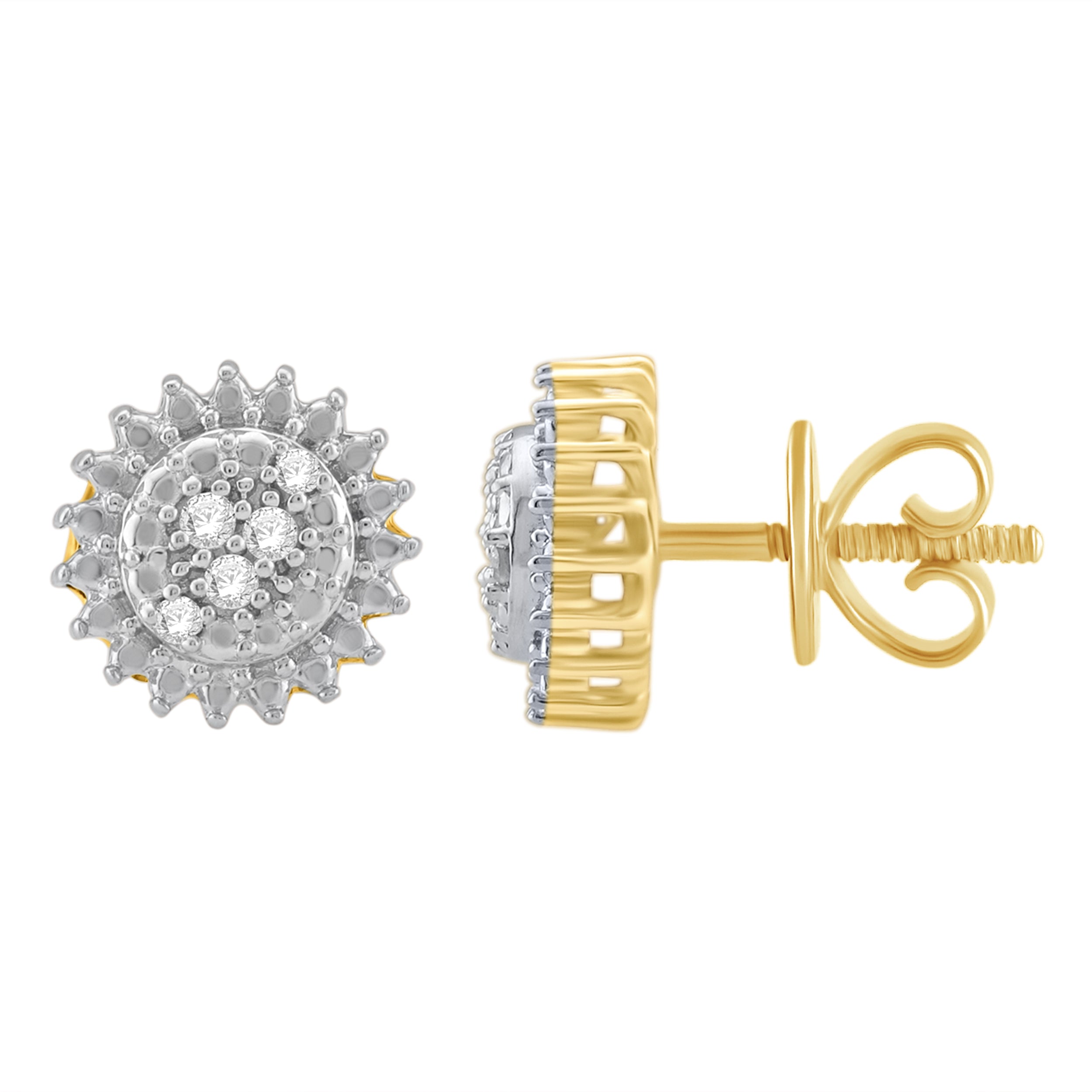 SZEP Earrings featuring a star shape design with diamond stones, showcasing elegance and sparkle.