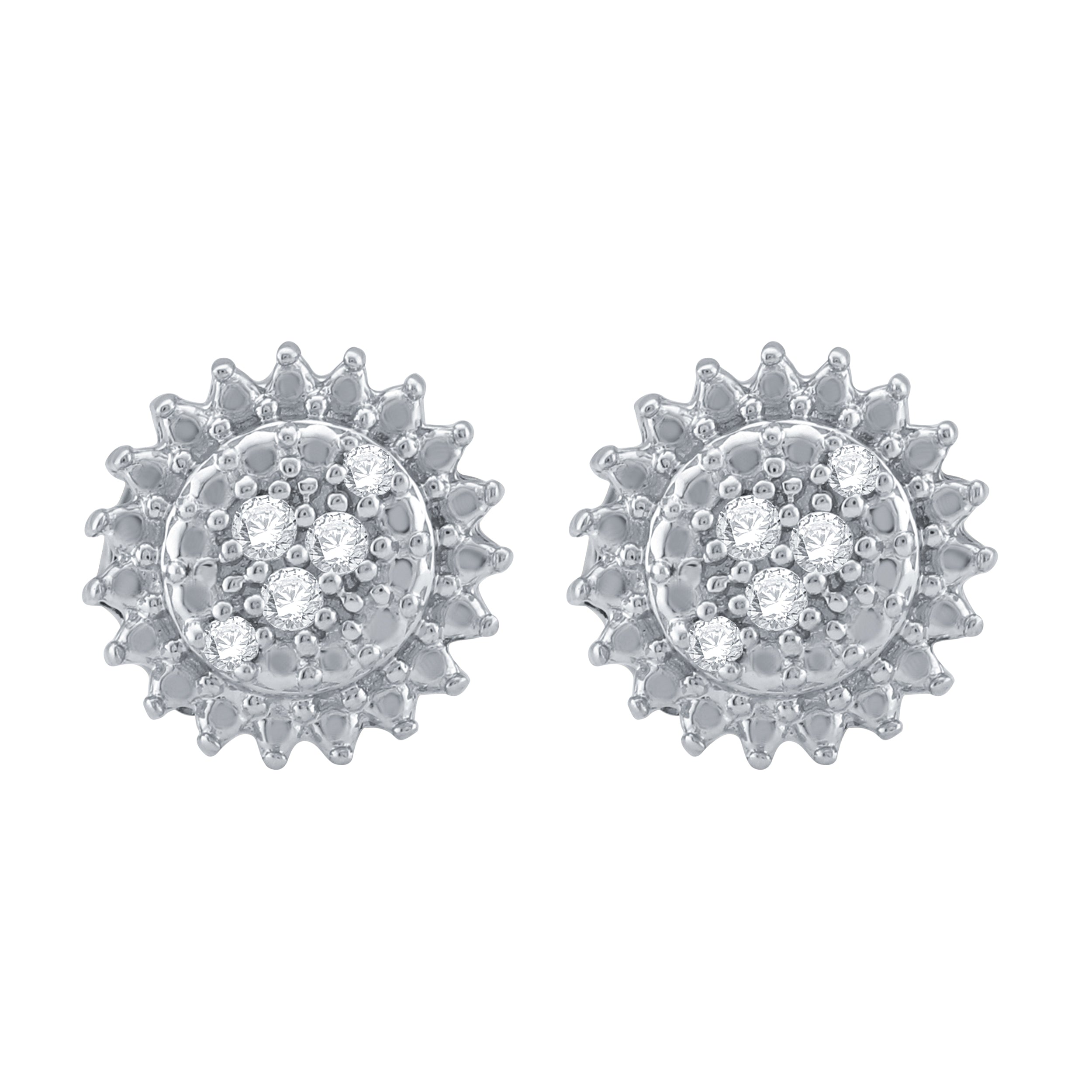 SZEP Earrings featuring a star shape design with diamond stones, showcasing elegance and sparkle.