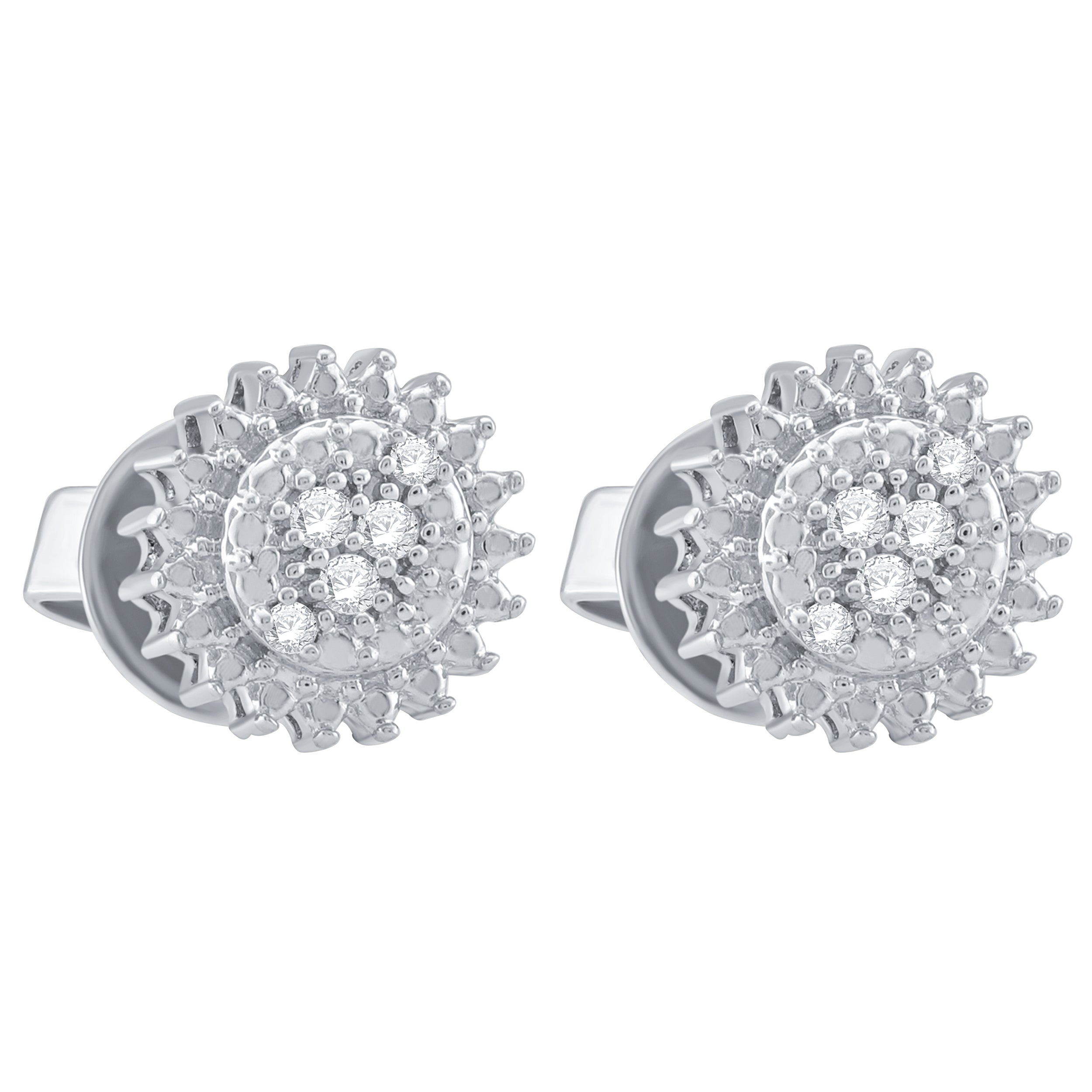 SZEP Earrings featuring a star shape design with diamond stones, showcasing elegance and sparkle.