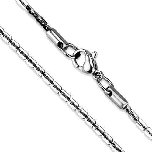 TK2440 High Polished Stainless Steel Chain showcasing its sleek design and reflective surface.