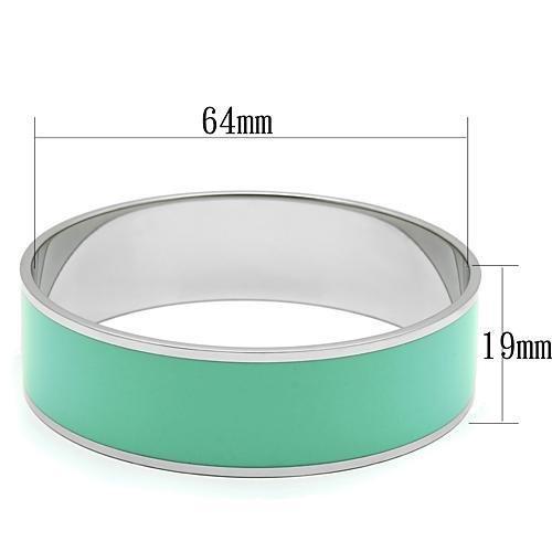 Silver and turquoise bracelet dimensions.