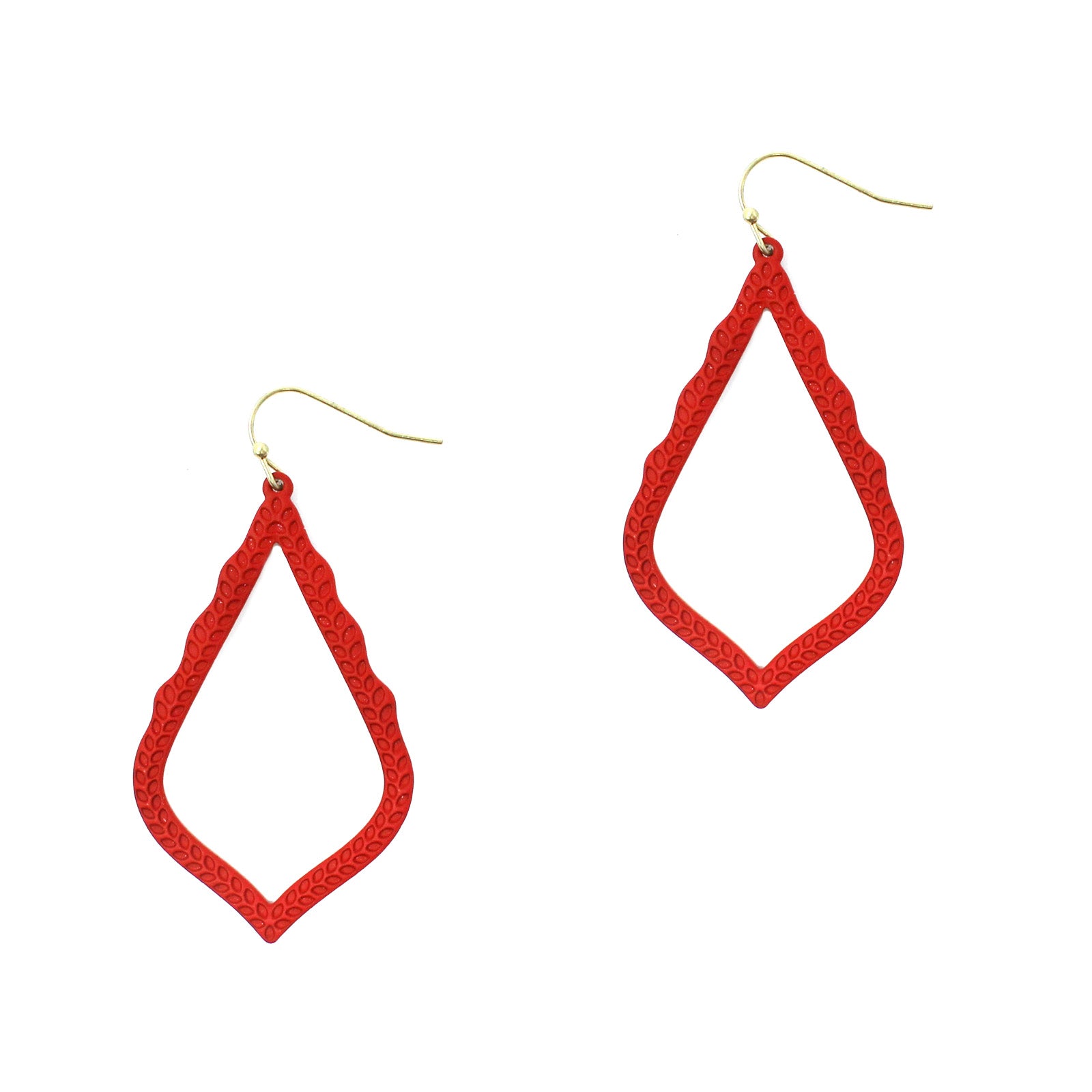 True To The Game Earrings featuring vibrant colors and a lightweight fish hook design, perfect for game day.