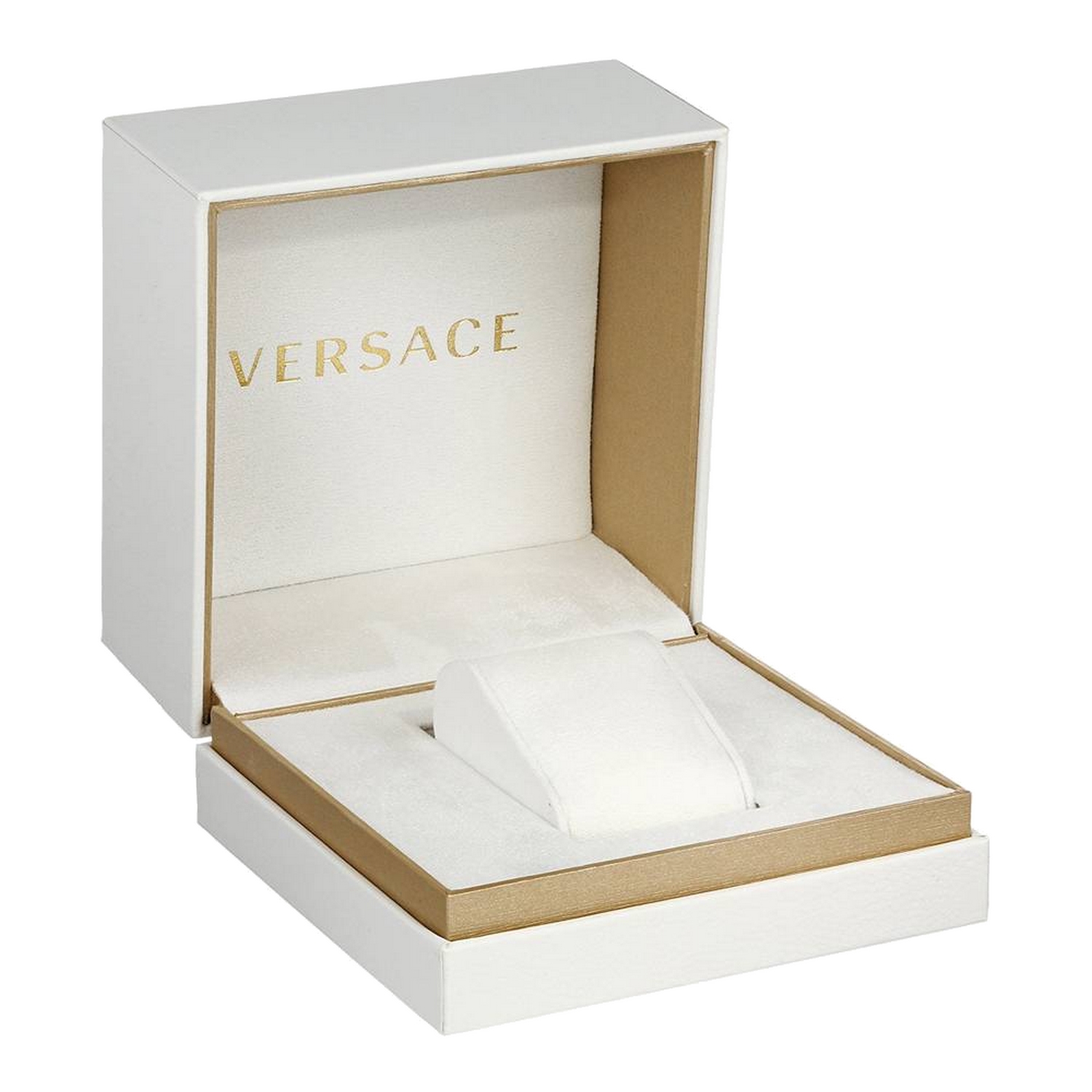 White Versace jewelry gift box.