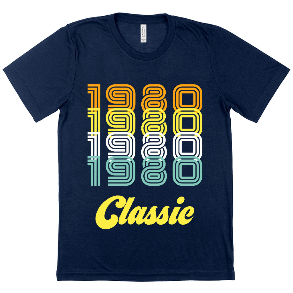 Viscose 1980 Classic T-Shirt in various colors, showcasing its soft fabric and unisex design.