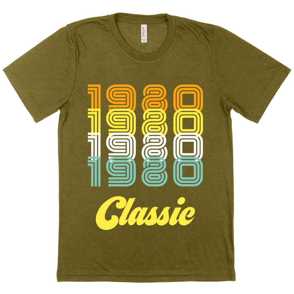 Viscose 1980 Classic T-Shirt in various colors, showcasing its soft fabric and unisex design.