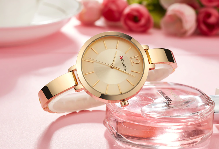 Vivacious Women Watch I 551082 featuring a stylish design with a hard-flex mineral crystal and adjustable links.