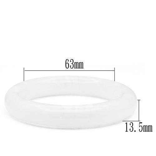 VL053 Resin Bangle with a sleek design, lightweight and minimalist, perfect for everyday wear.