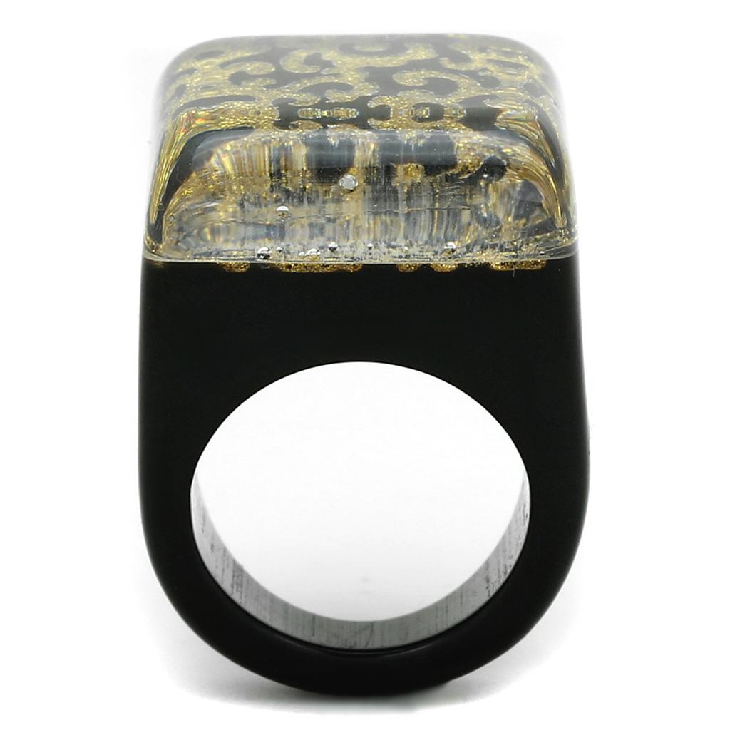 VL112 Resin Ring with No Stone, showcasing a modern and minimalist design in a vibrant color.