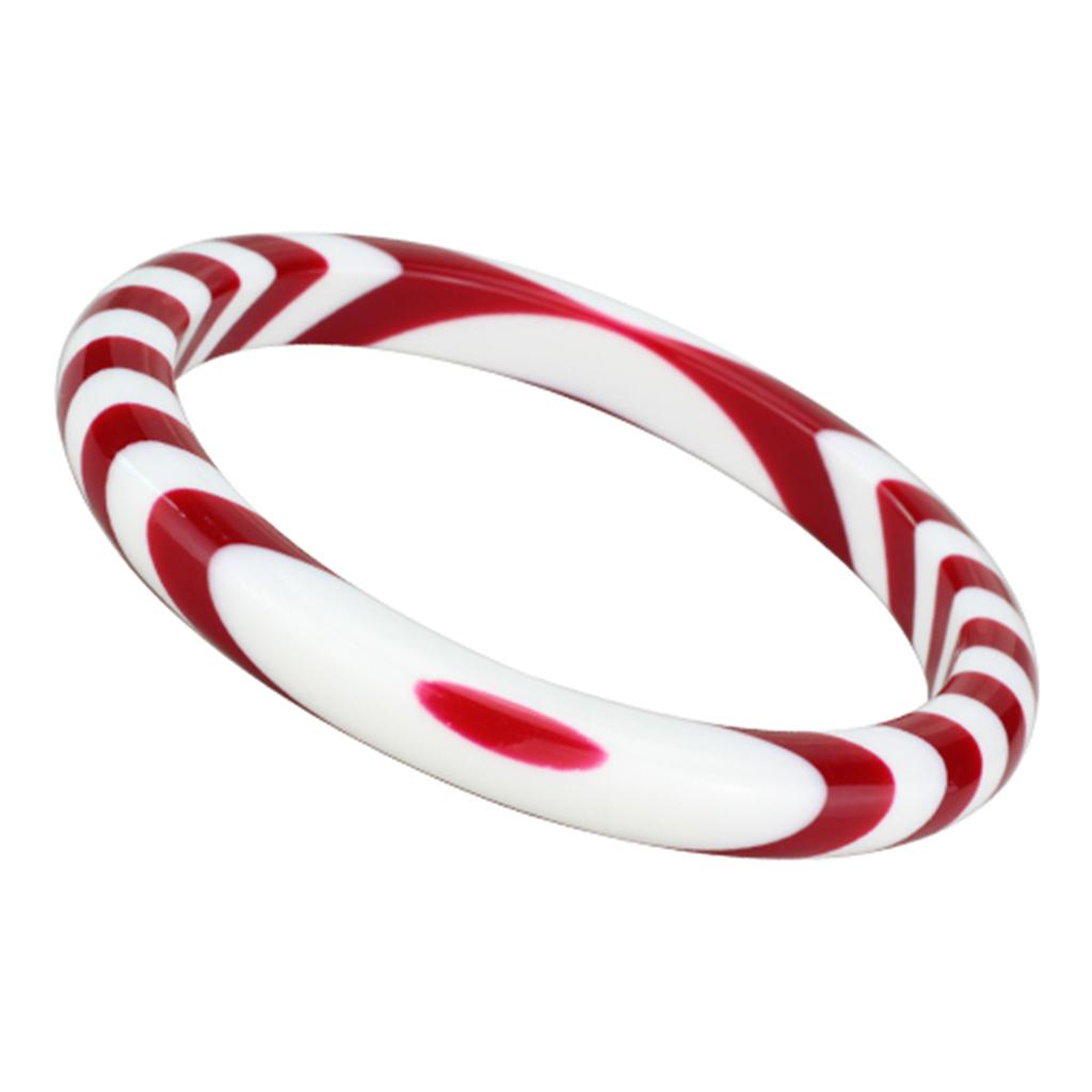 VL131 Resin Bangle with No Stone, showcasing its elegant design and lightweight material.