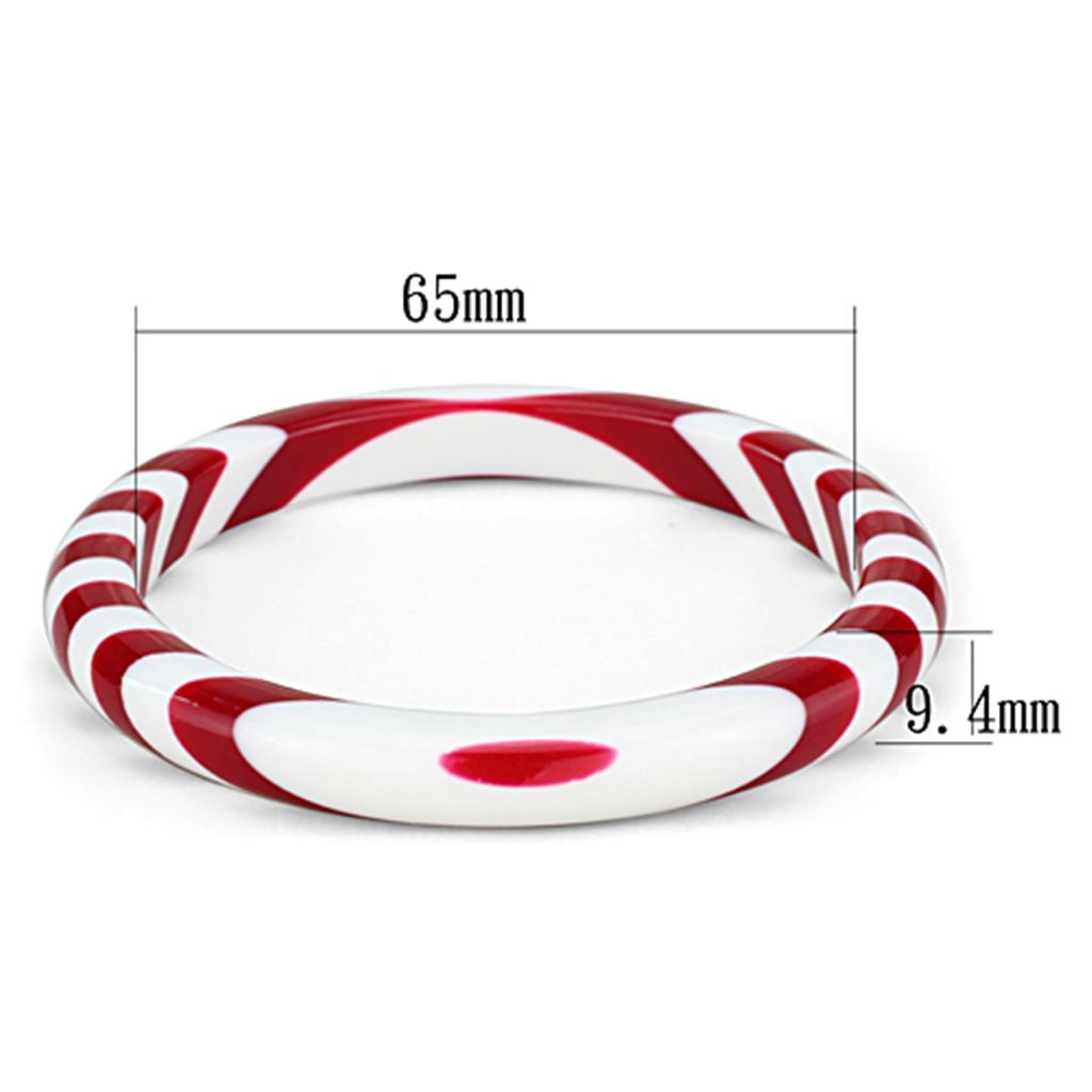 VL131 Resin Bangle with No Stone, showcasing its elegant design and lightweight material.