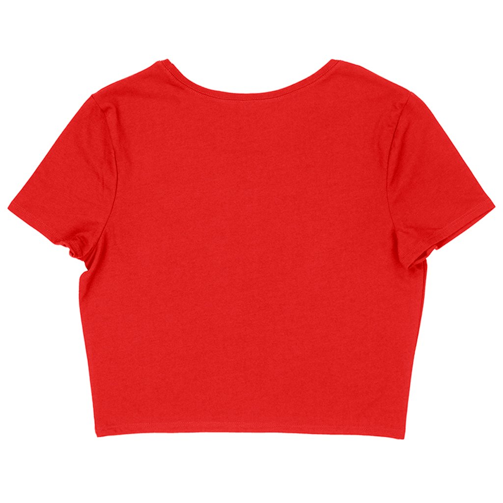 Women's Cropped 1980 Classic T-Shirt in vibrant colors, showcasing its trendy design and soft fabric.