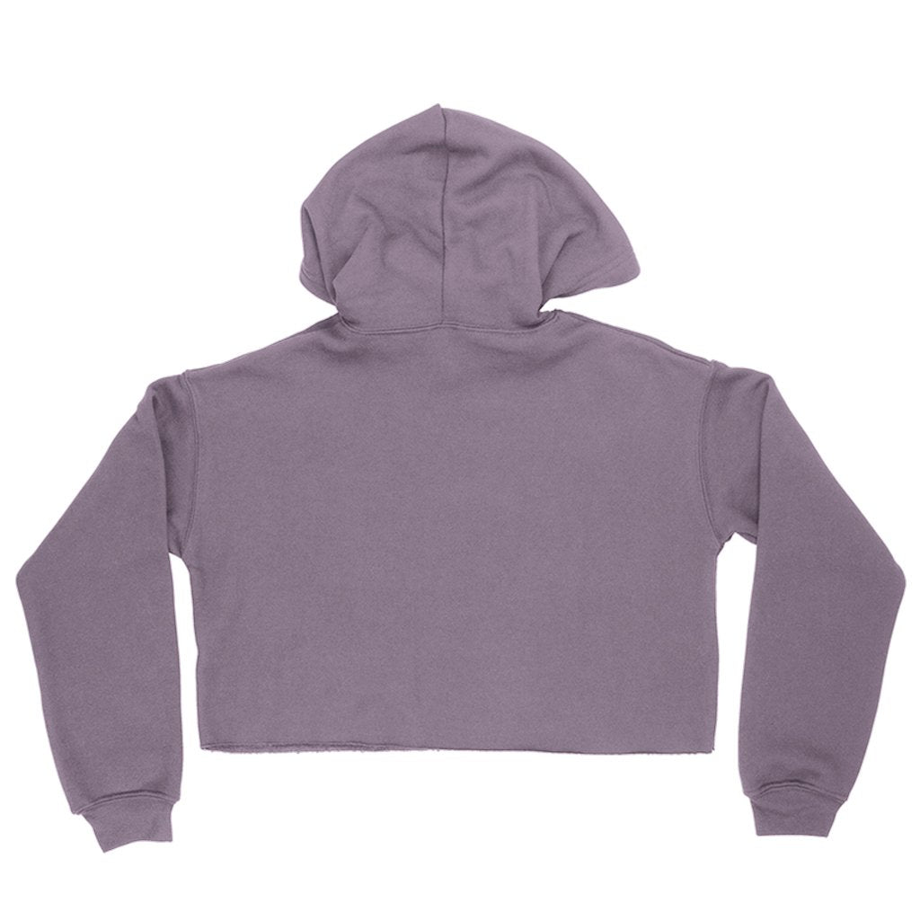 Women's Cropped Fleece 1980 Classic Hoodie in a stylish cropped design, showcasing its soft fleece material and relaxed fit.