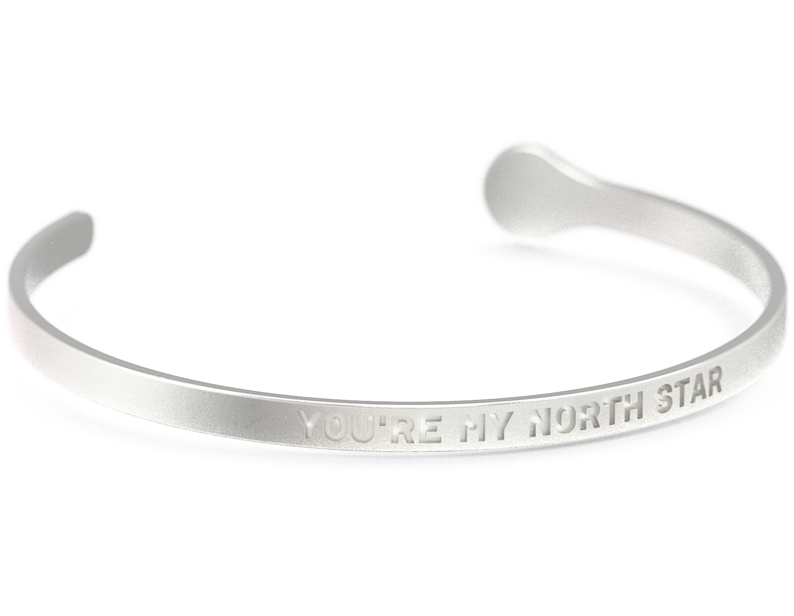 You're My North Star bracelet featuring a 24k gold coating on stainless steel, designed to fit most wrist sizes with a hypoallergenic finish.