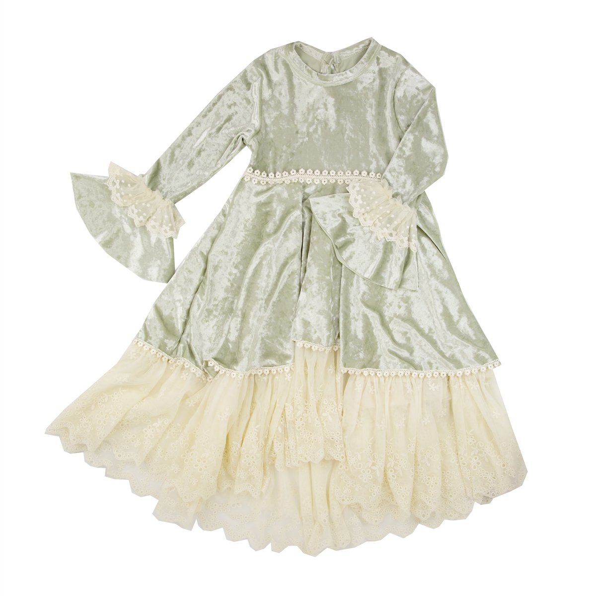 Abigail Big Girls Hi Lo Dress featuring a stylish hi-lo hemline, perfect for various occasions.