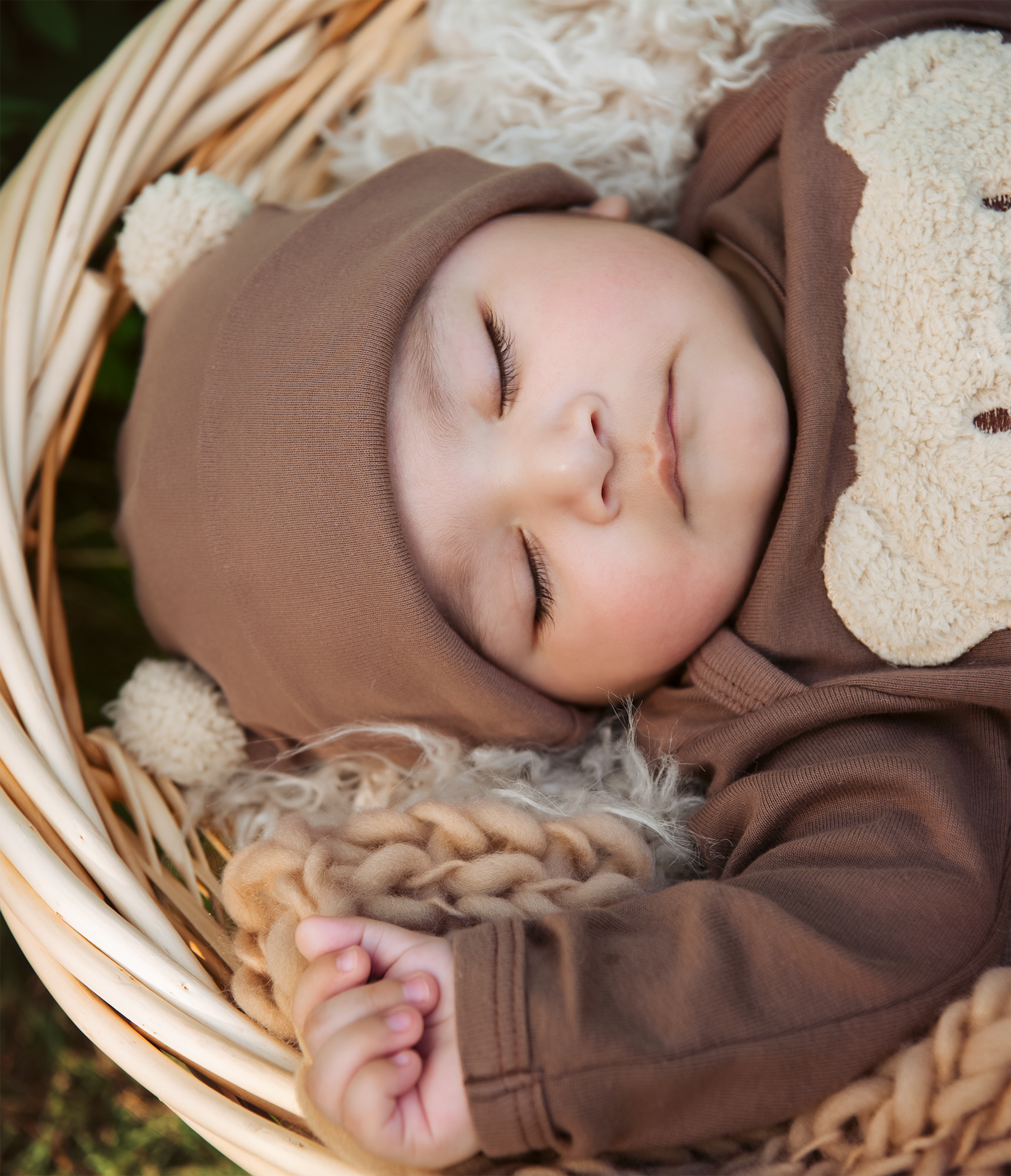 Adorable Bear Wear Baby Boy Cap featuring a cute bear design, perfect for stylish infants.