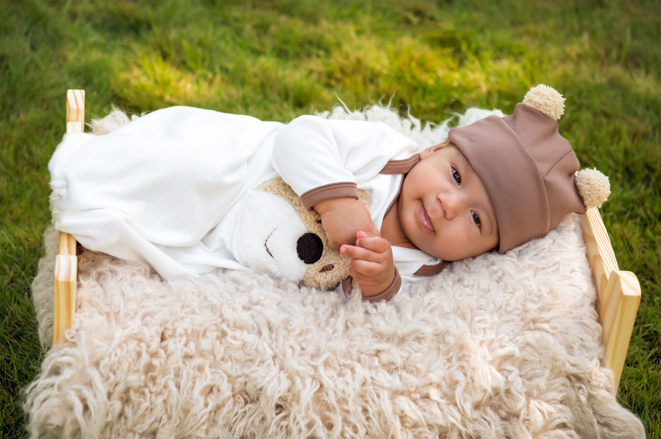 Bear Wear Newborn Boy Gown featuring a cute bear design, soft fabric, and a comfortable fit for baby boys.