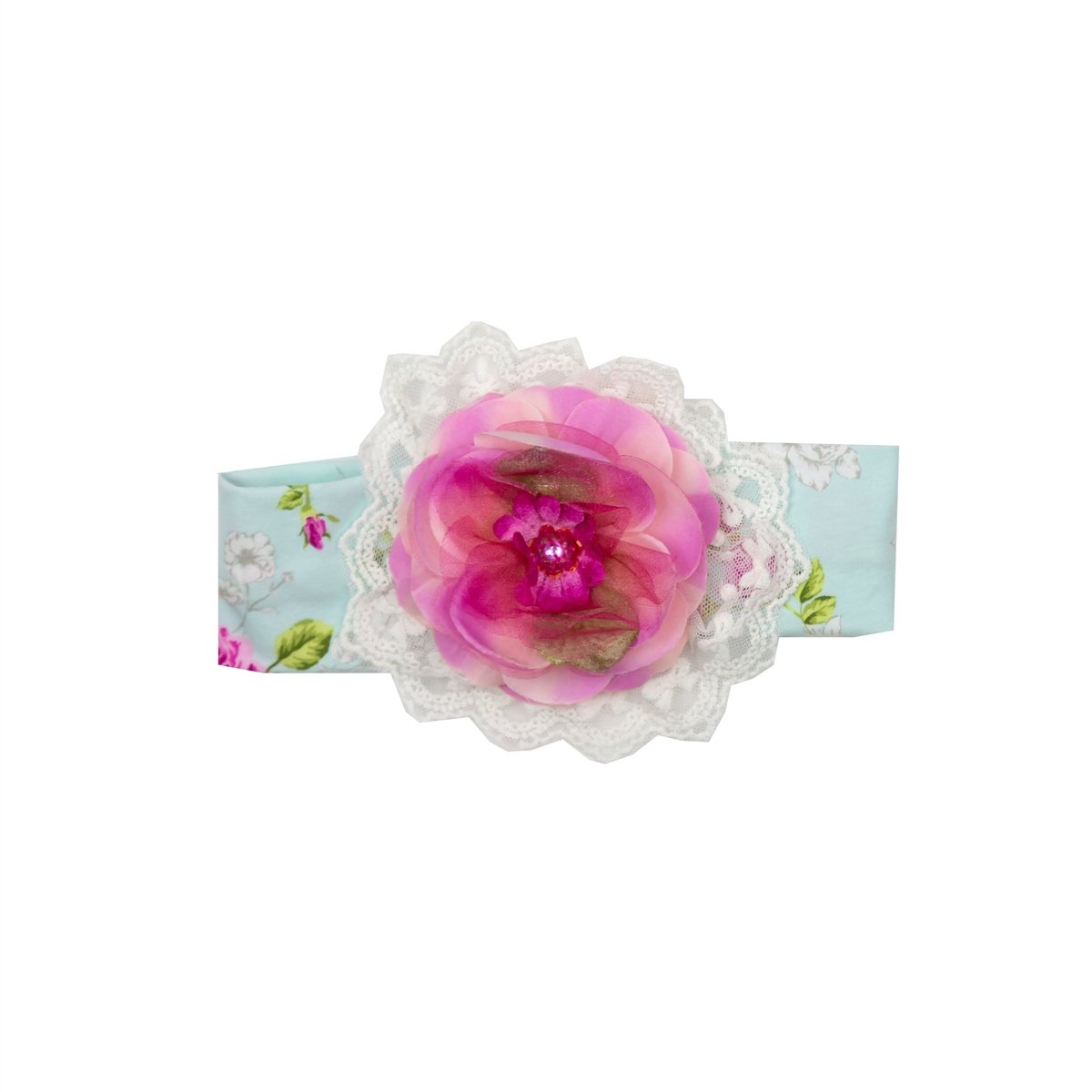 Bloomsbury Matching Headband made from soft heirloom-quality cotton in a multi-color design, perfect for babies.