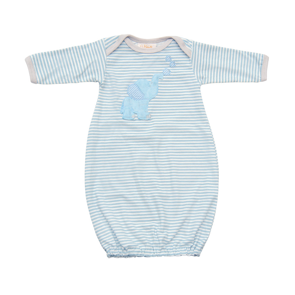 Bubbles Newborn Boy Gown featuring soft fabric and stylish design, perfect for newborn boys.