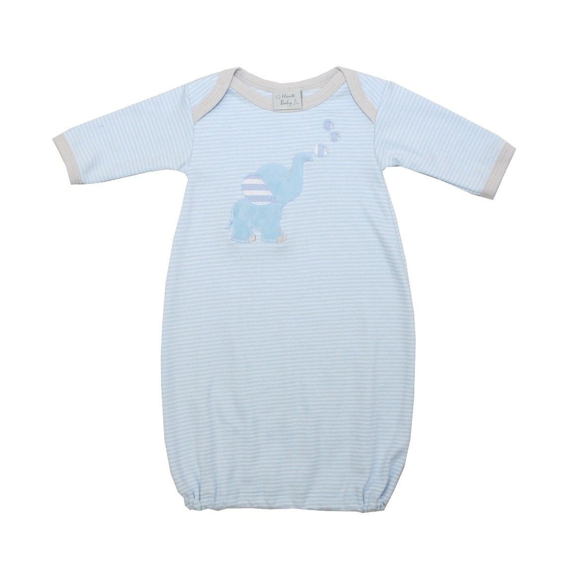 Bubbles Newborn Boy Gown featuring soft fabric and stylish design, perfect for newborn boys.