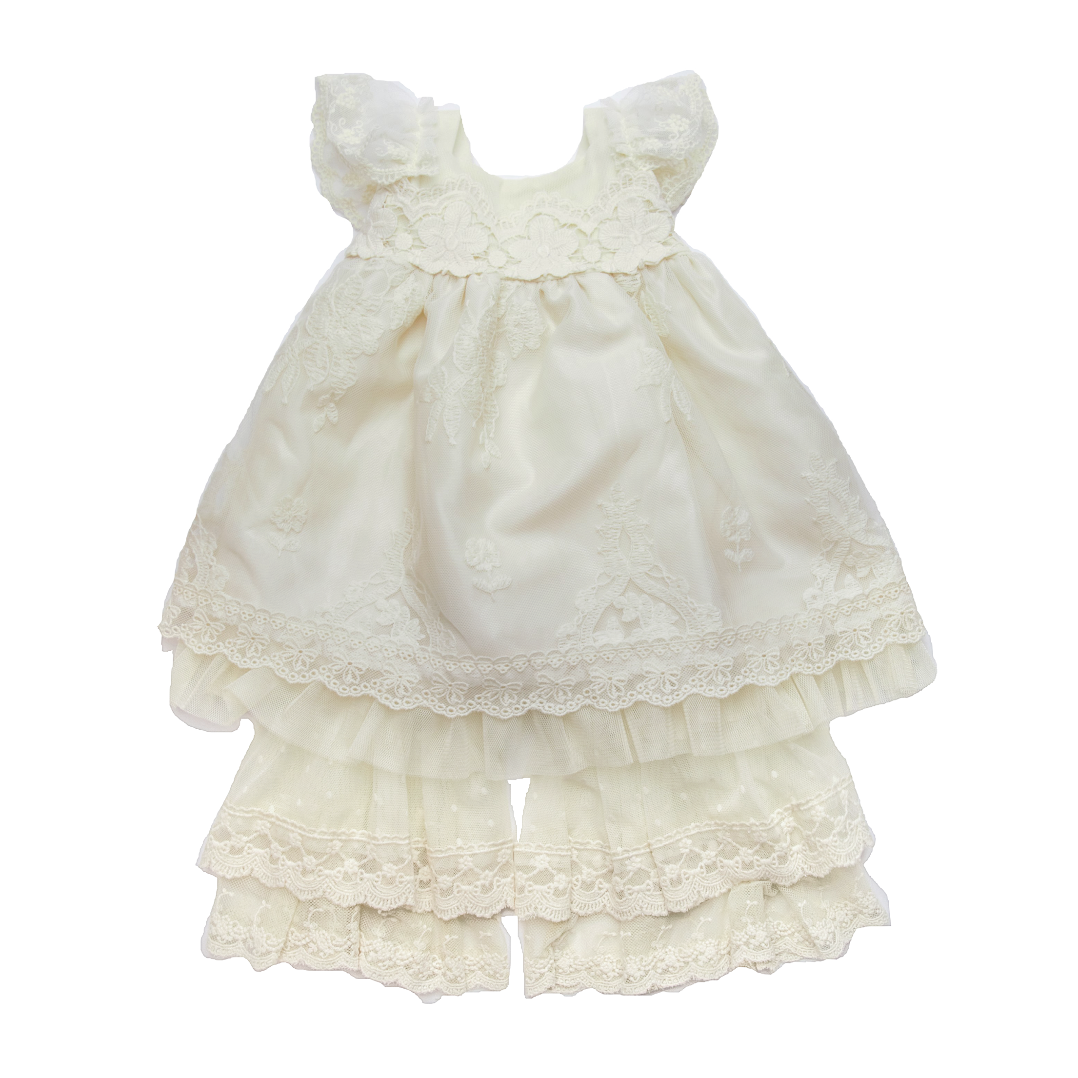 A charming Dorothy Baby Dress for girls, featuring soft fabric and a delightful design, perfect for special occasions.