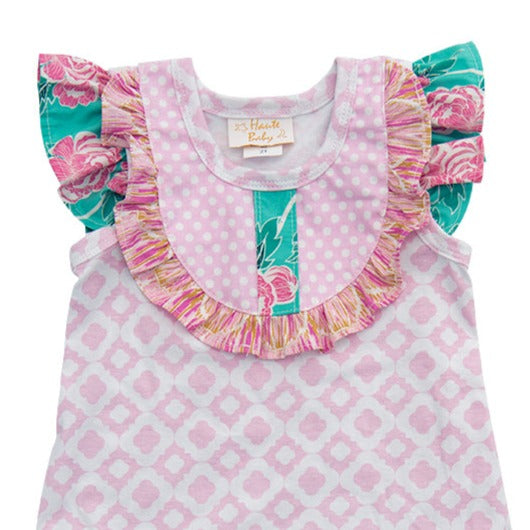 A beautiful Lily's Lawn Baby Dress featuring soft fabric and charming design, perfect for baby girls.