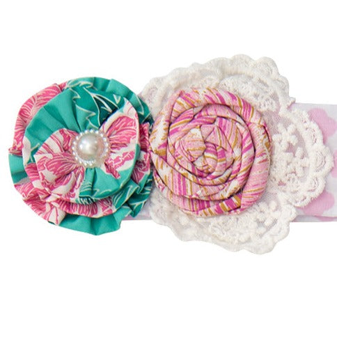 Lily's Lawn Headband featuring an elegant design in various colors, perfect for any occasion.