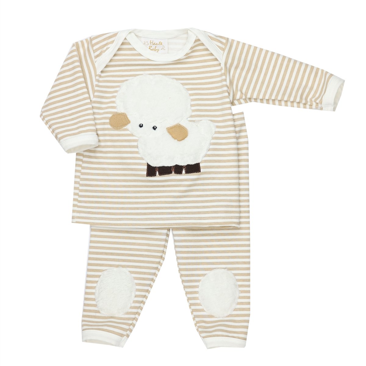 Little Lamb Infant Boys Legging Set featuring soft fabric and adorable lamb design, perfect for infants.