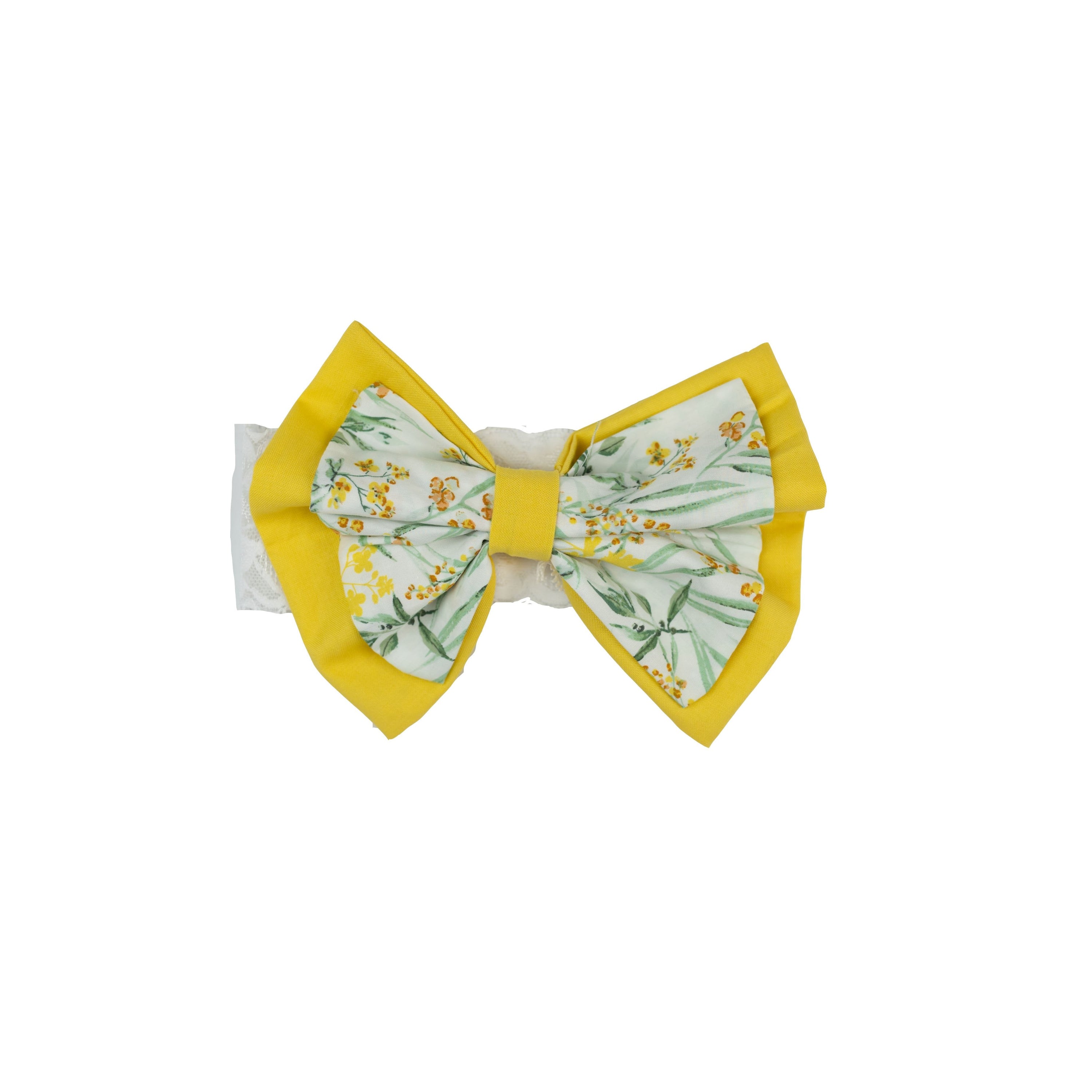 A colorful Little Sunshine Headband designed for girls, featuring soft fabric and a stylish design.