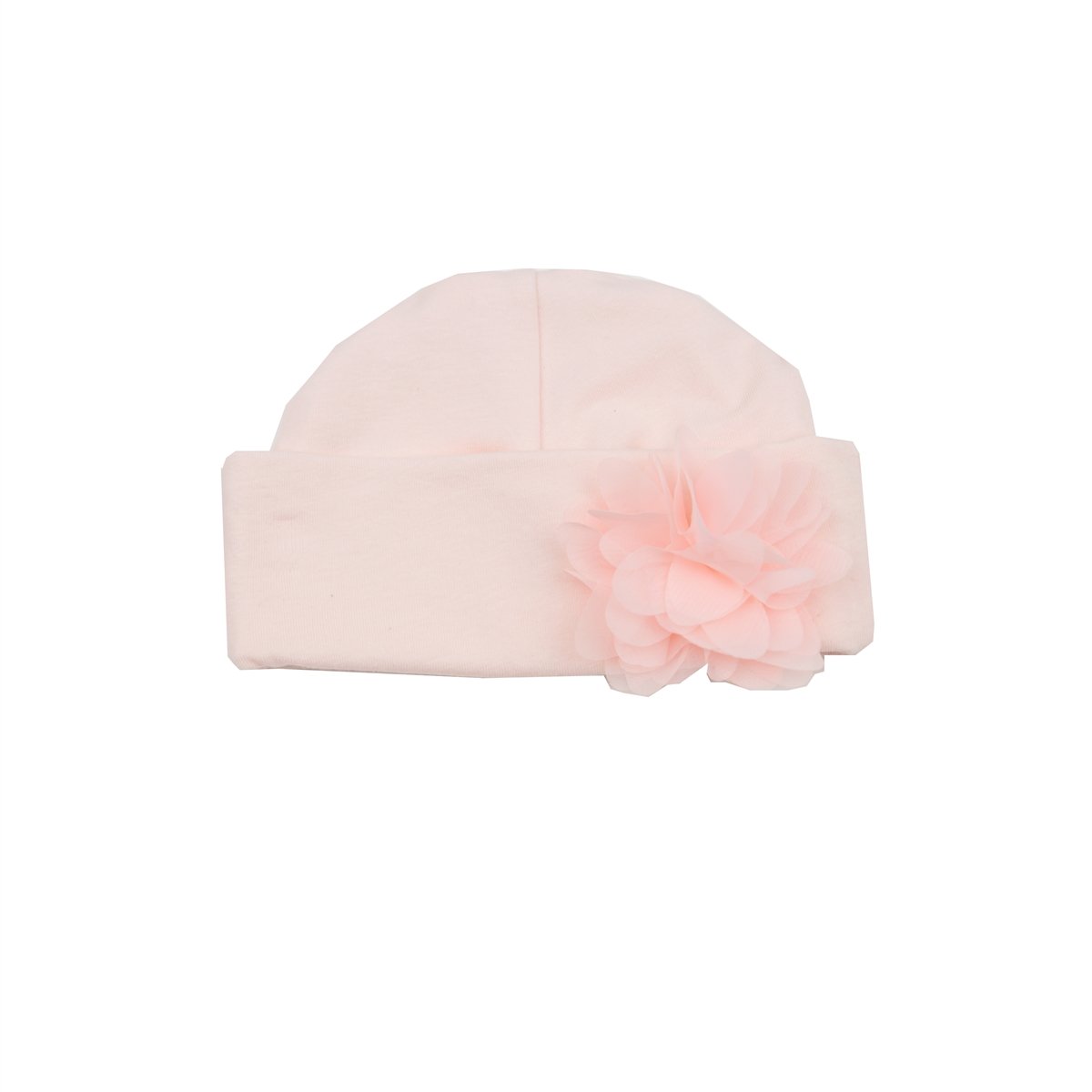 A stylish Peach Blossom Matching Cap featuring a beautiful floral design, perfect for casual wear.