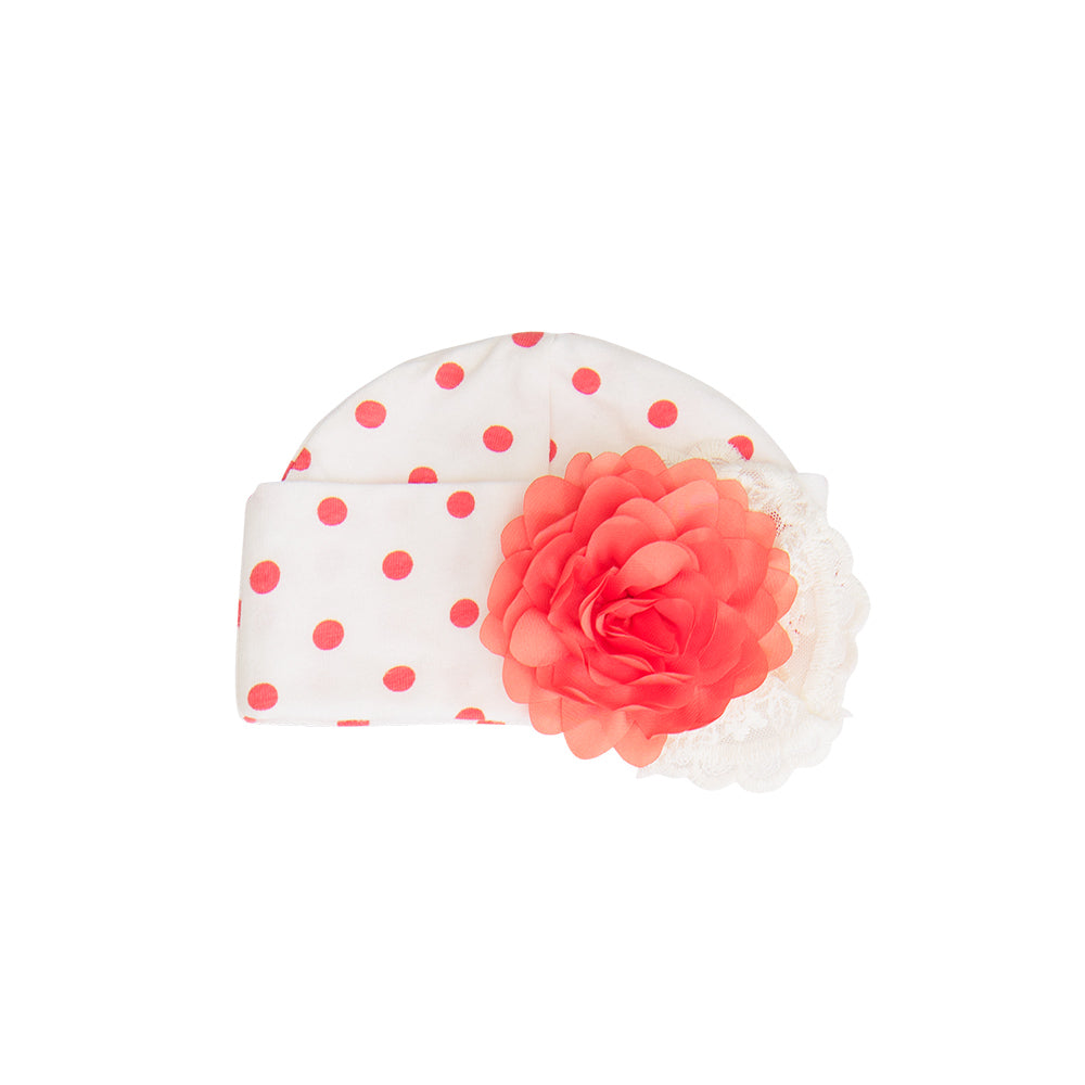 A stylish Poppy Garden Cap featuring a vibrant floral design, perfect for outdoor activities and sun protection.