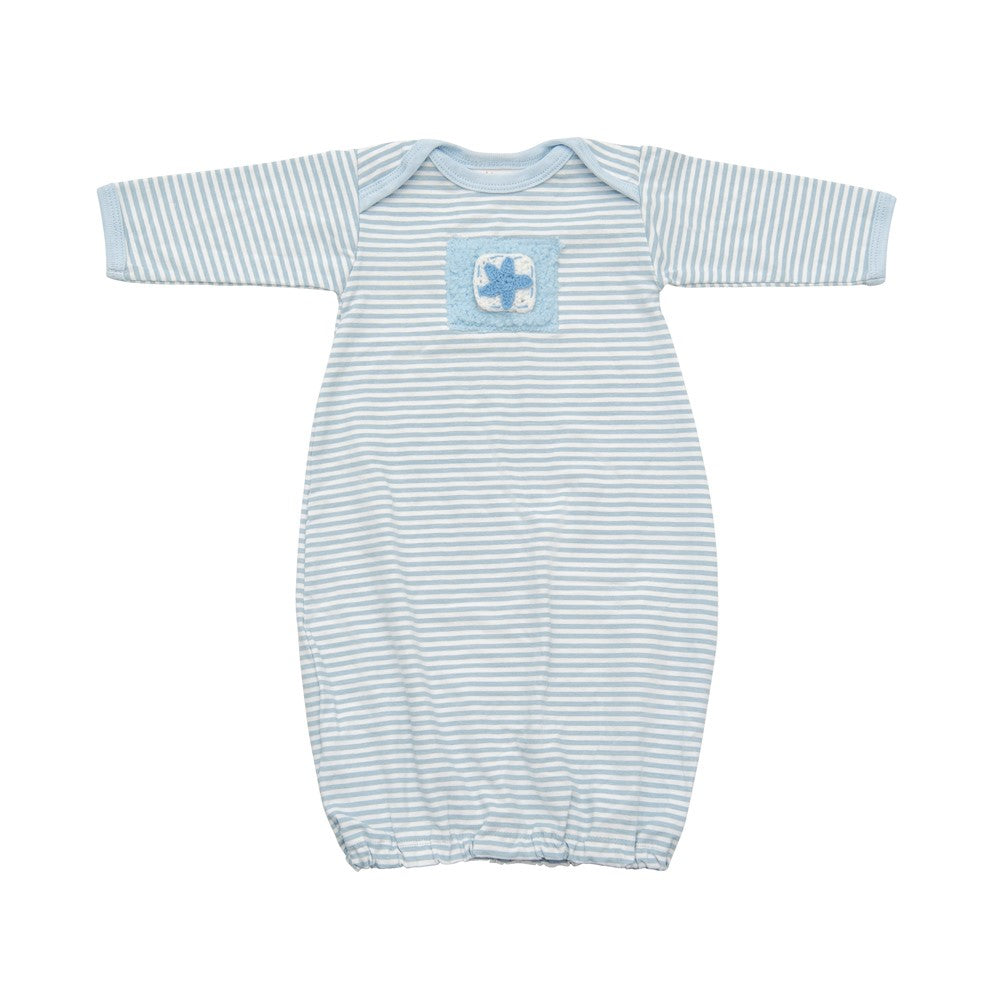 Star Is Born Gown Set featuring a gown, blanket, cap, and plush toy, designed for newborns and infants.