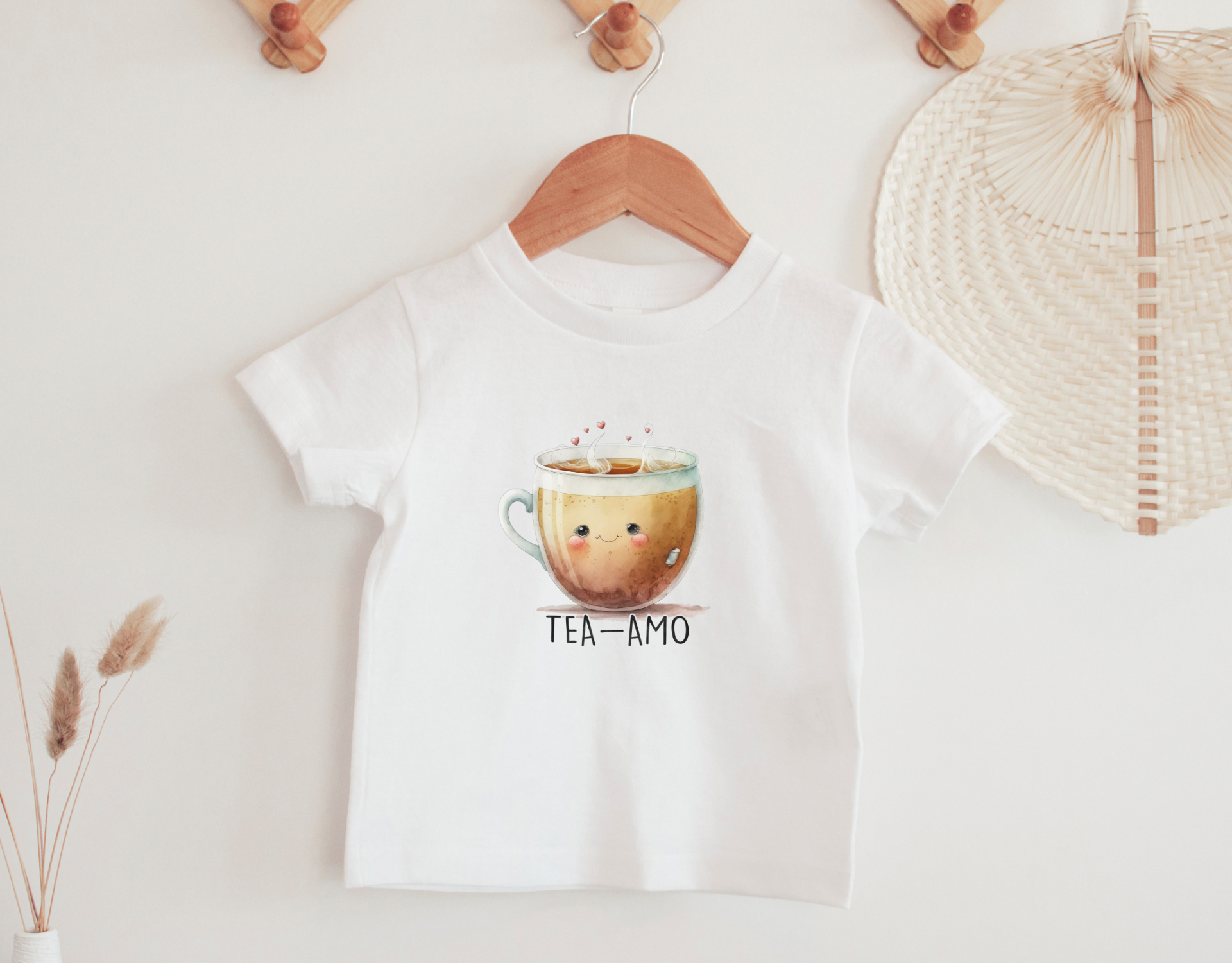 Adorable Teacup Valentine Toddler Shirt featuring a cute teacup design, perfect for Valentine's Day celebrations.