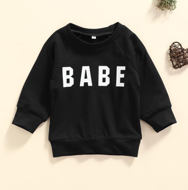 Unisex Babe Sweatshirt Tops for ages 0-3Y, featuring a soft and breathable fabric in a stylish design suitable for both boys and girls.