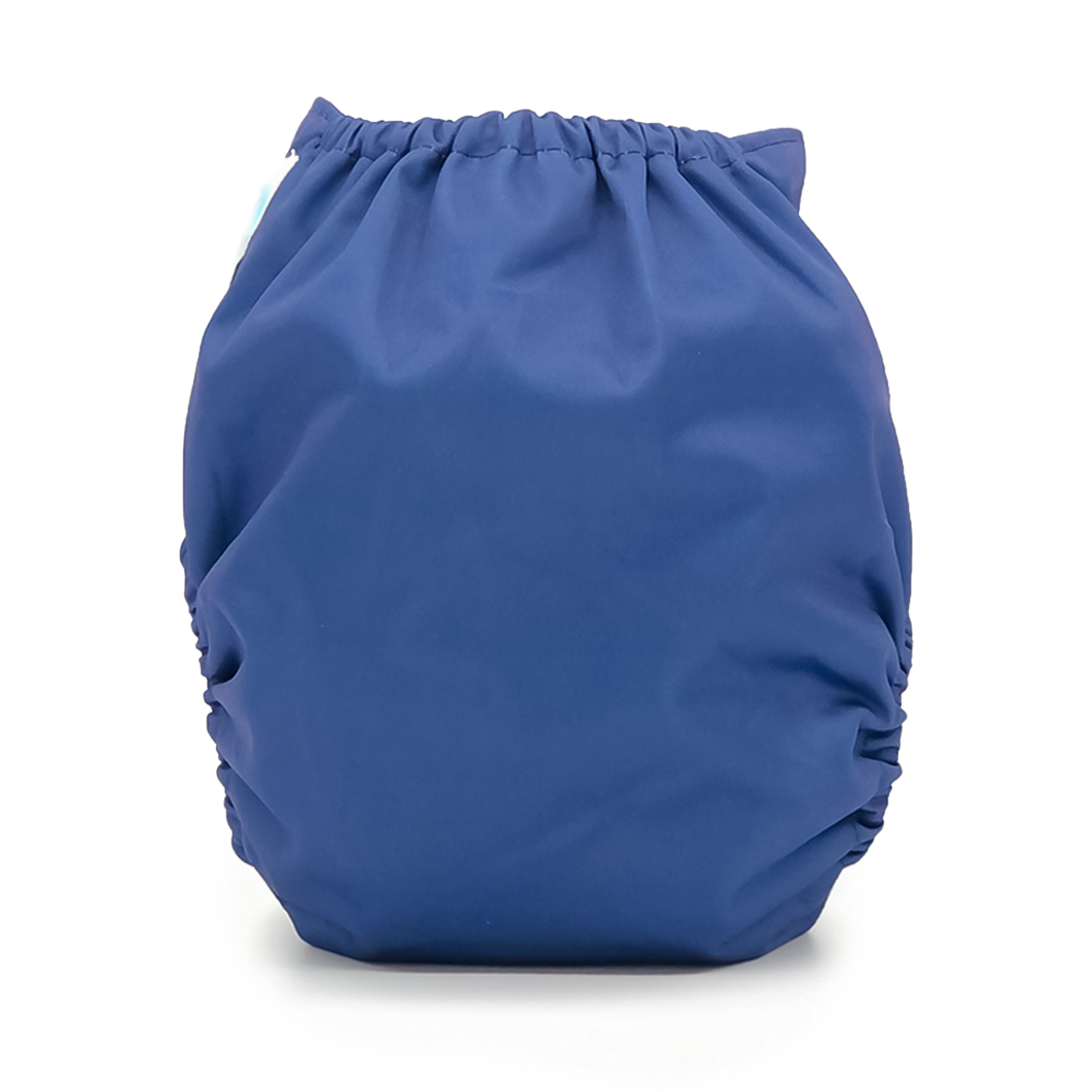 Adrift Cloth Diaper in patriotic blue color with microfiber insert, showcasing its stylish design and practical features.