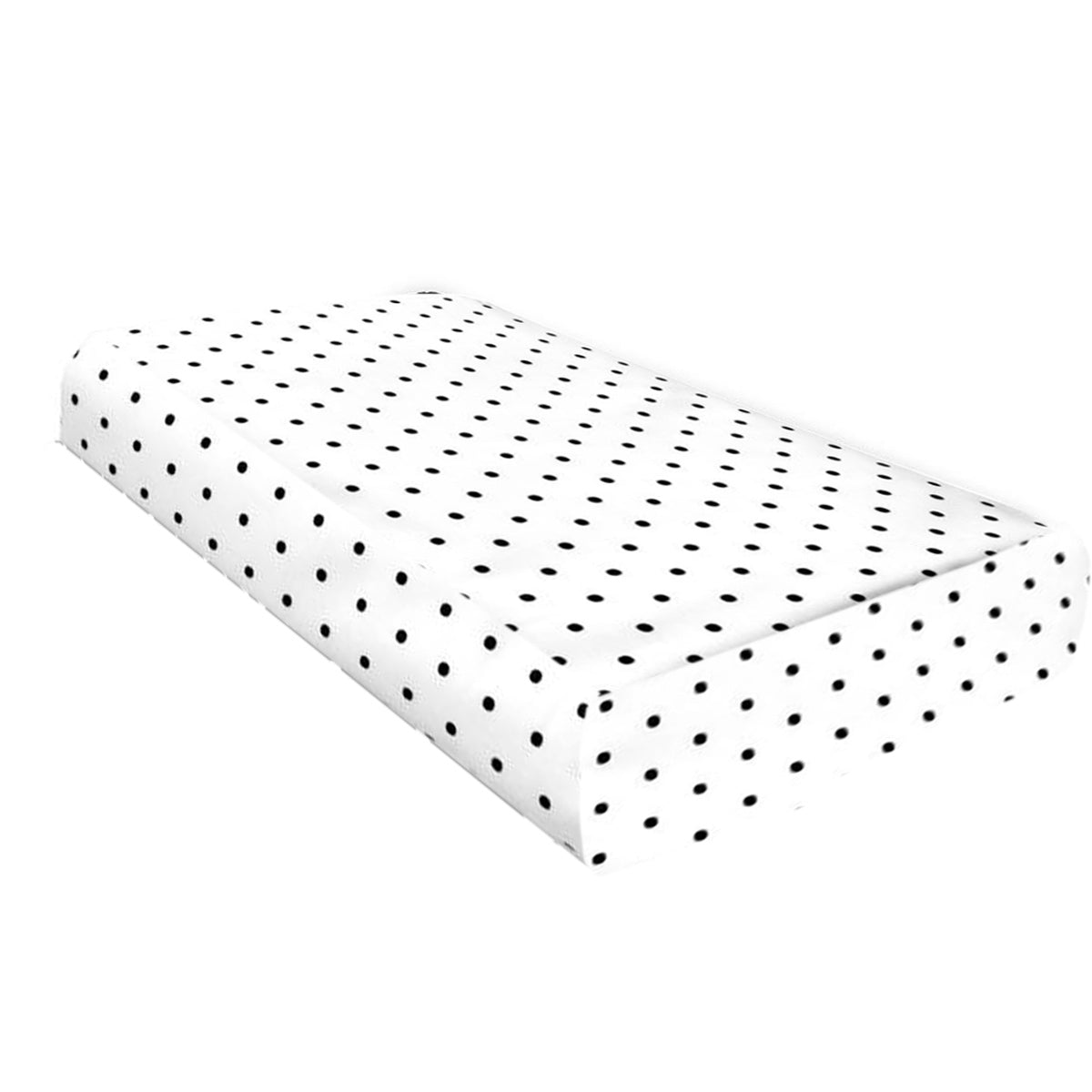 Connect the Dots Changing Pad Cover featuring a playful dot print, made from 100% cotton percale, designed to fit standard changing pads.