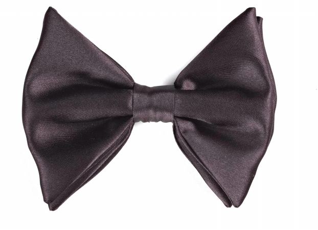 Forum Novelties Black Clip on Bowtie, showcasing its sleek design and easy clip-on feature.