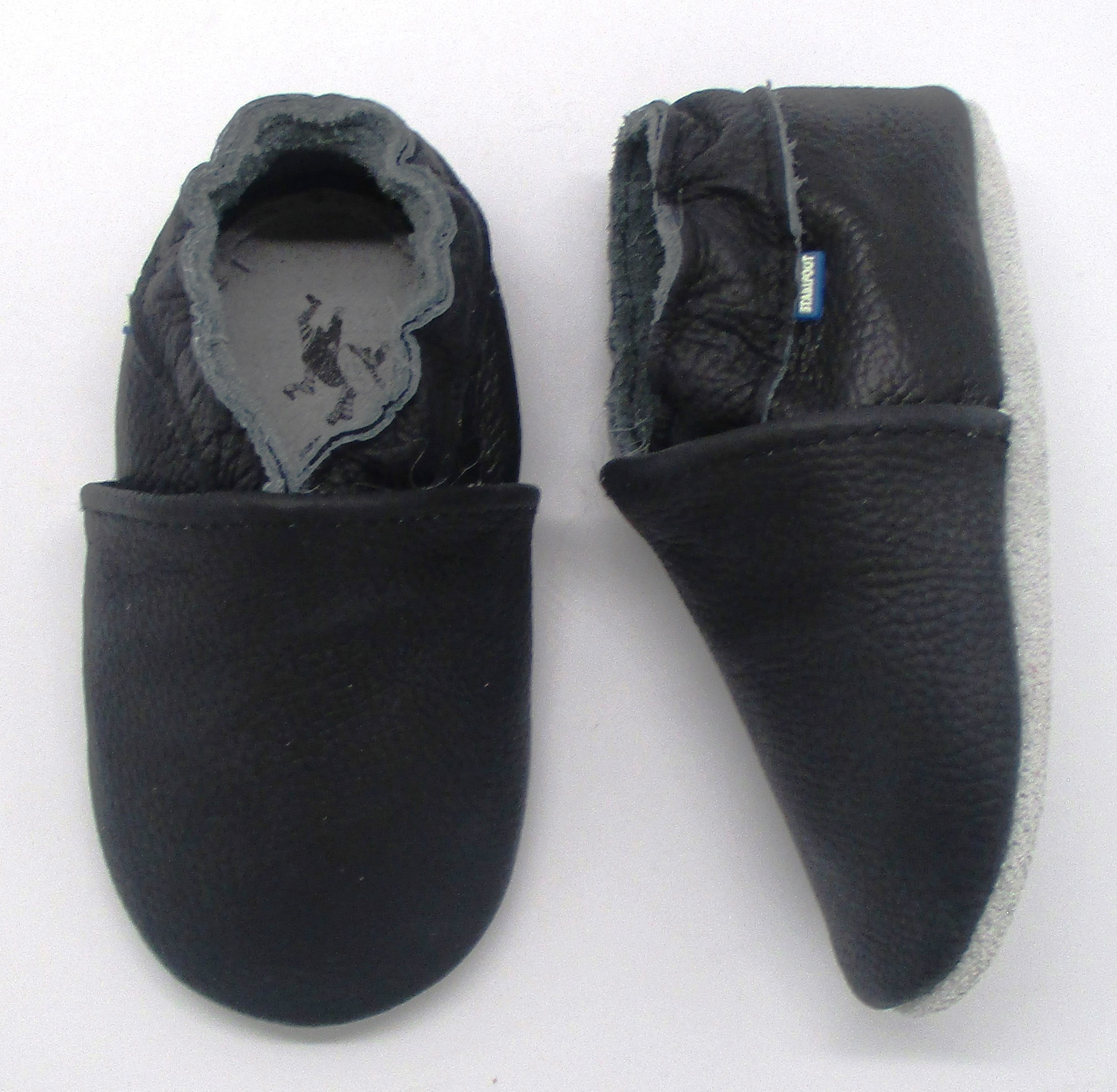 BABYSOFT 3000 BLACK shoes for babies, featuring a sleek black design, breathable material, and anti-slip sole for comfort and safety.