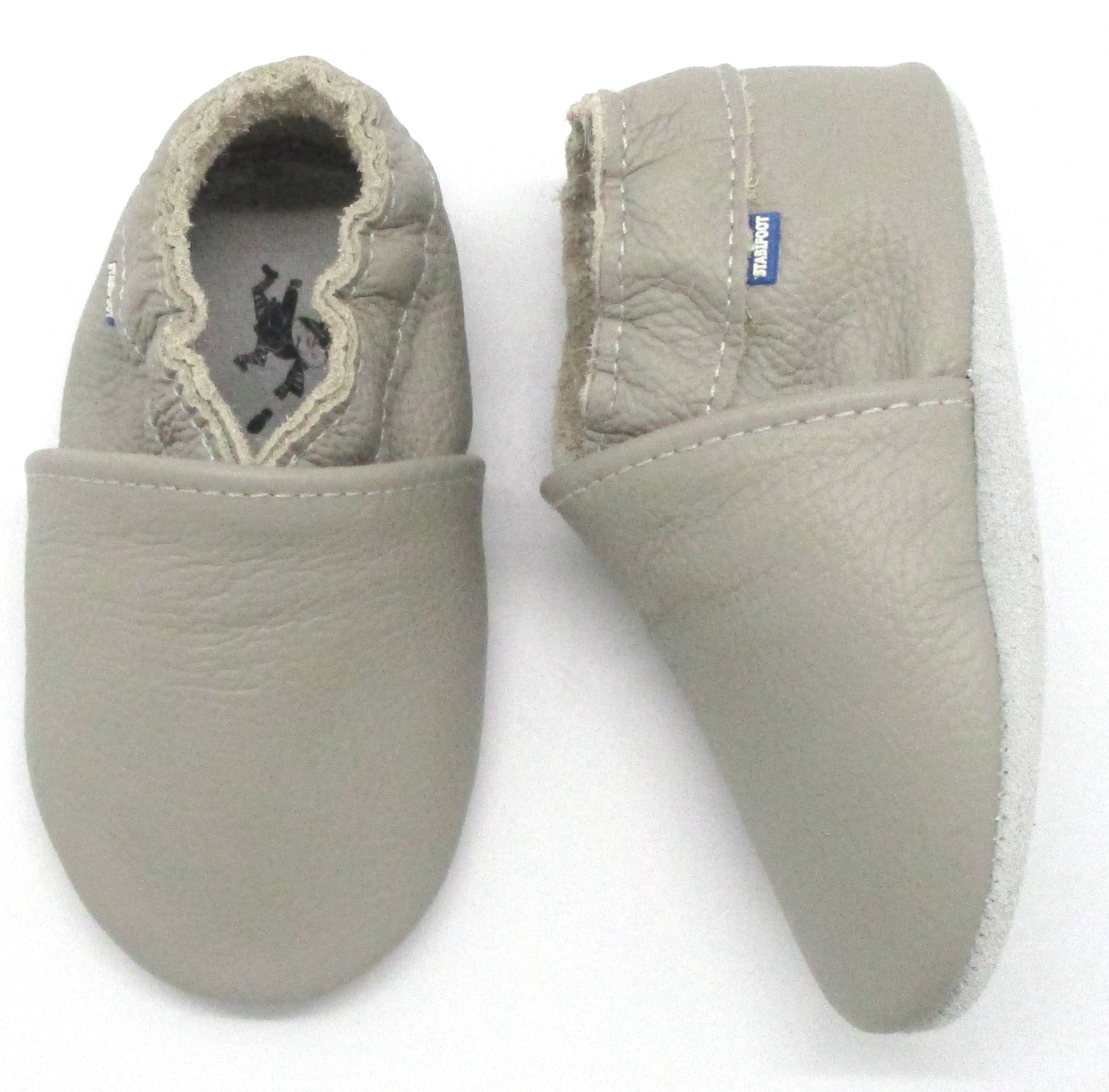 BABYSOFT 3000 GREY shoes for babies, featuring a soft grey design, breathable material, and anti-slip sole for safe walking.